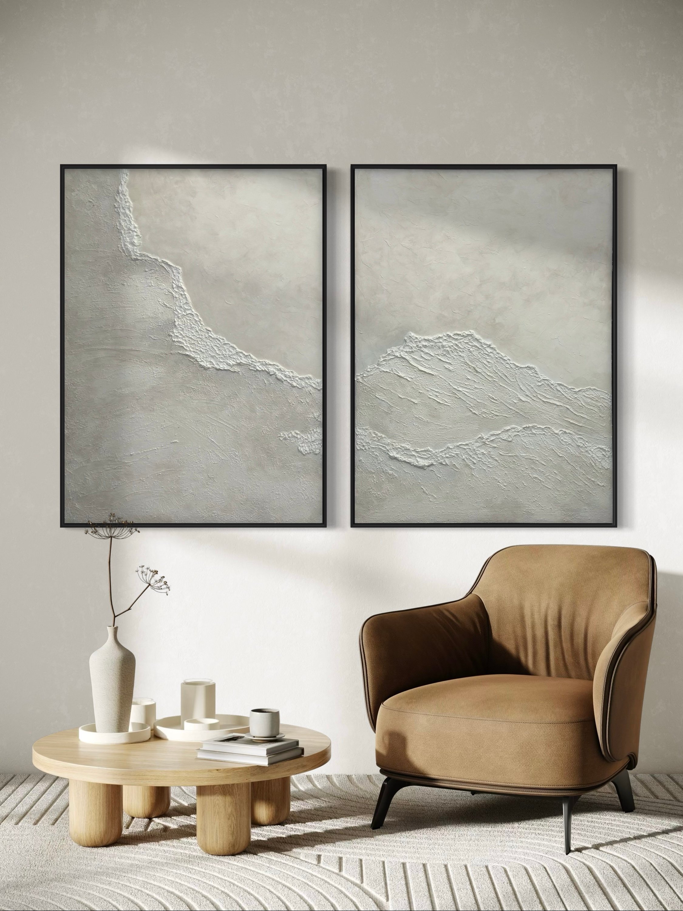 RHYTHM OF WAVES 2'Lİ DOKULU TABLO