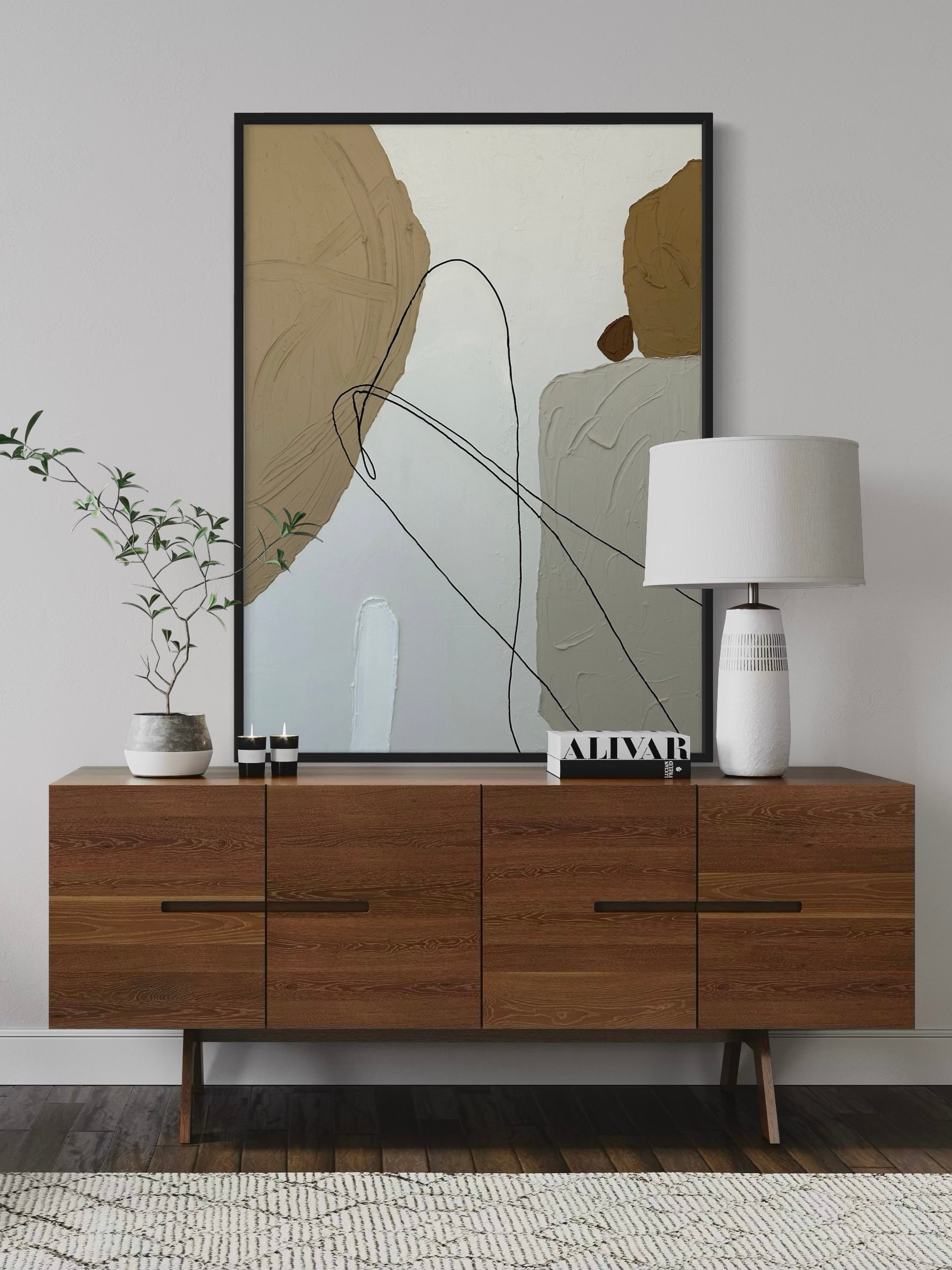 EARTHY HUES DOKULU TABLO