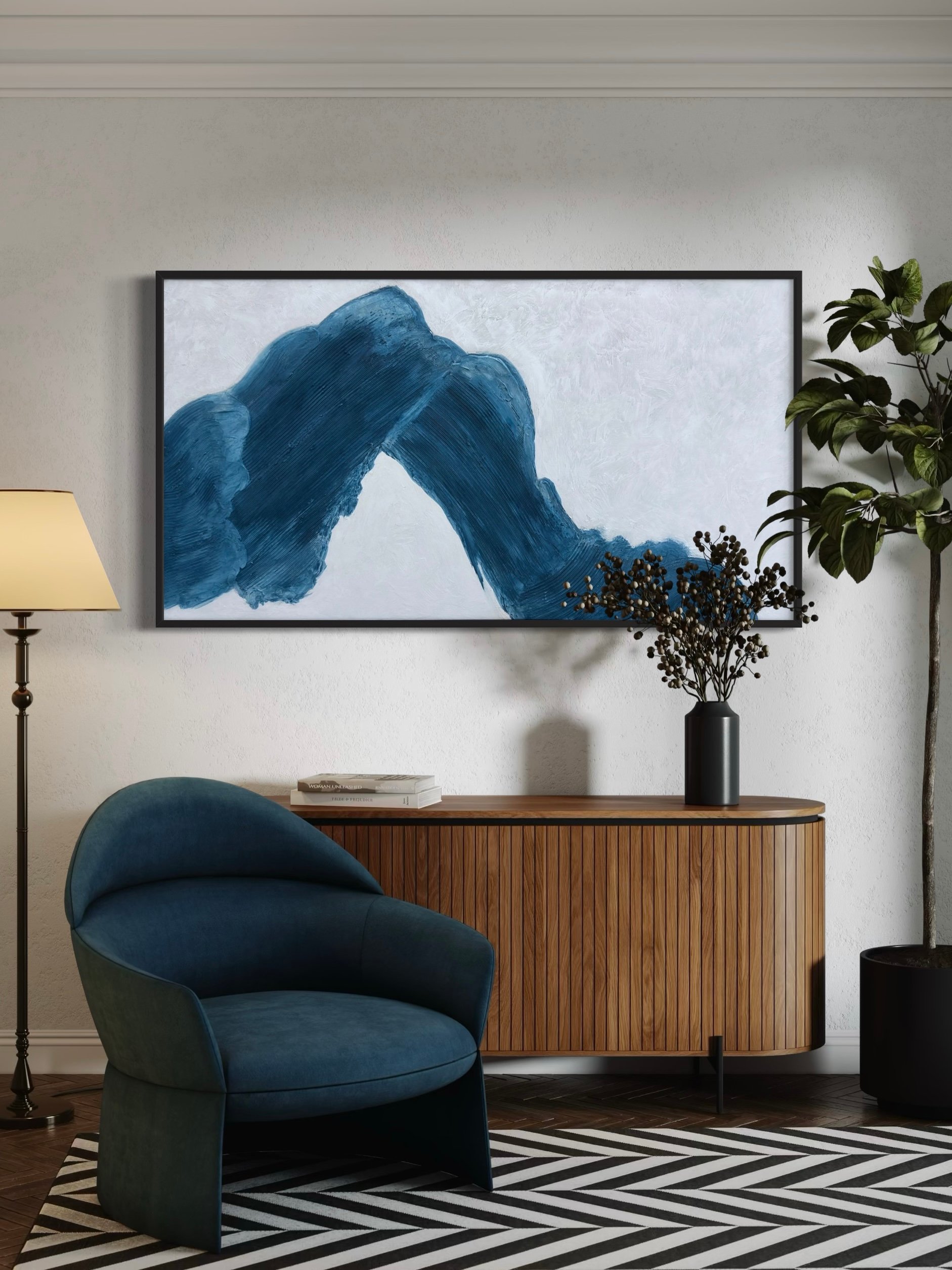 DEEP BLUE DOKULU TABLO