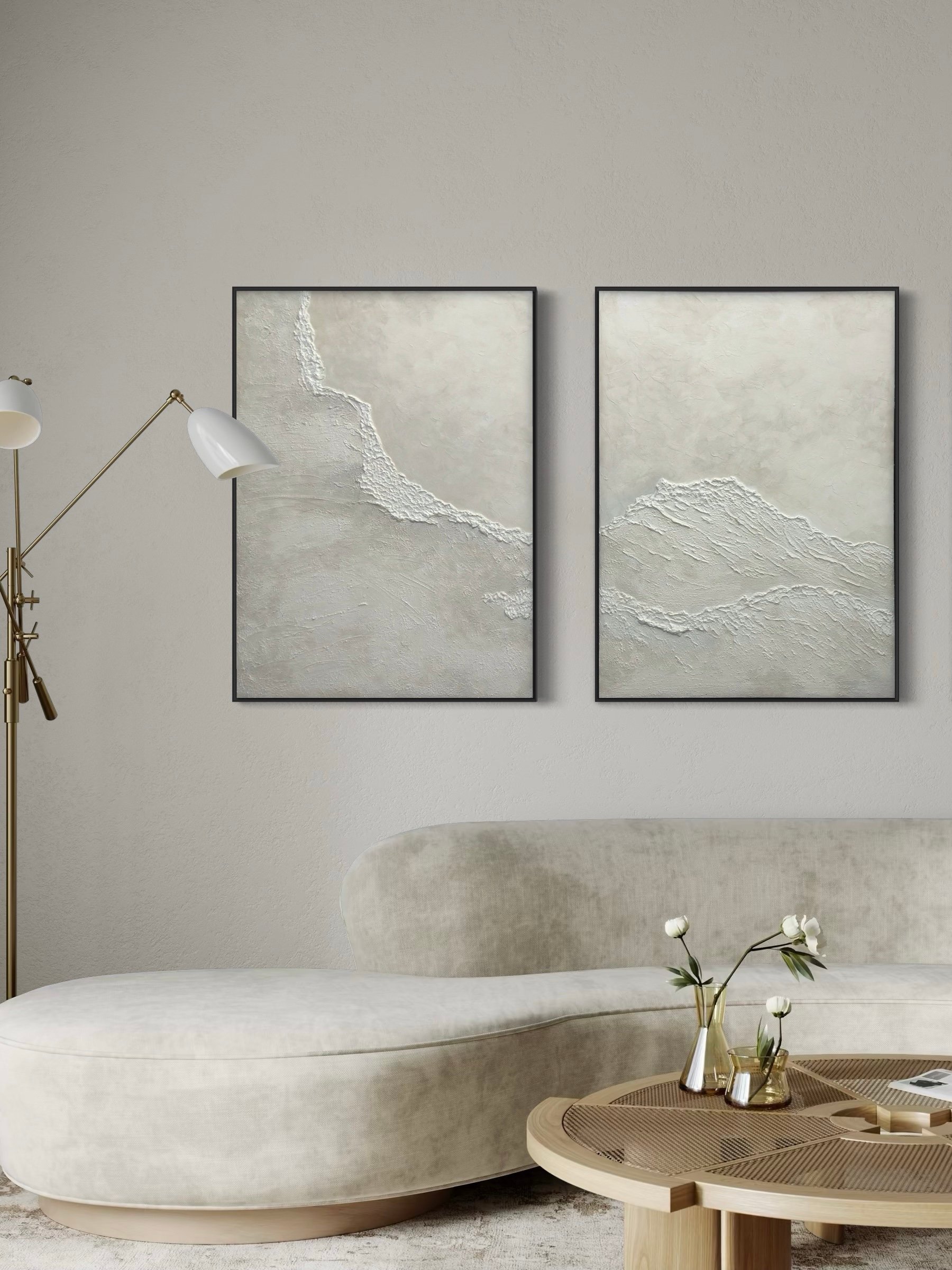 RHYTHM OF WAVES 2'Lİ DOKULU TABLO
