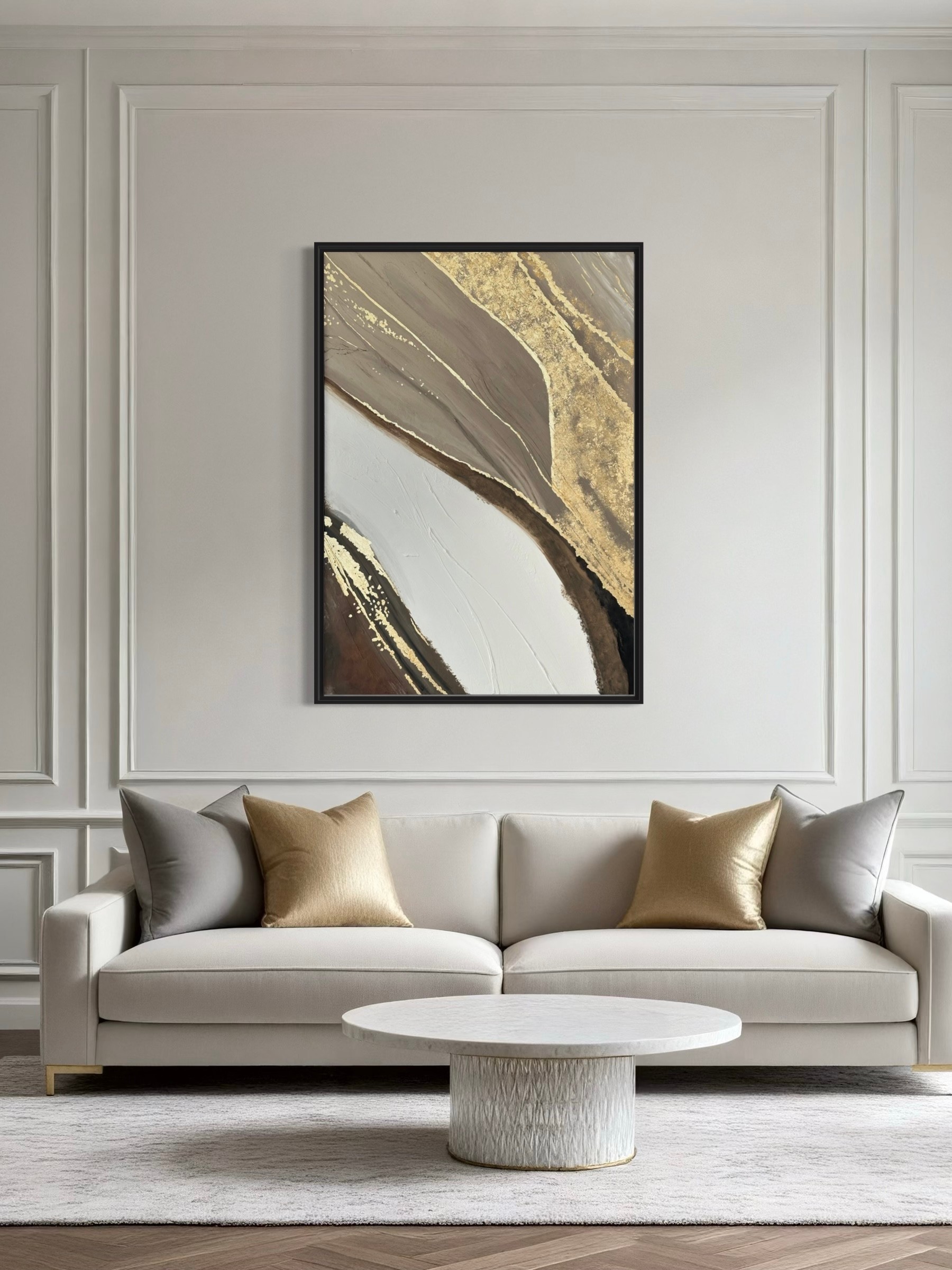 GOLDEN FLOW DOKULU TABLO