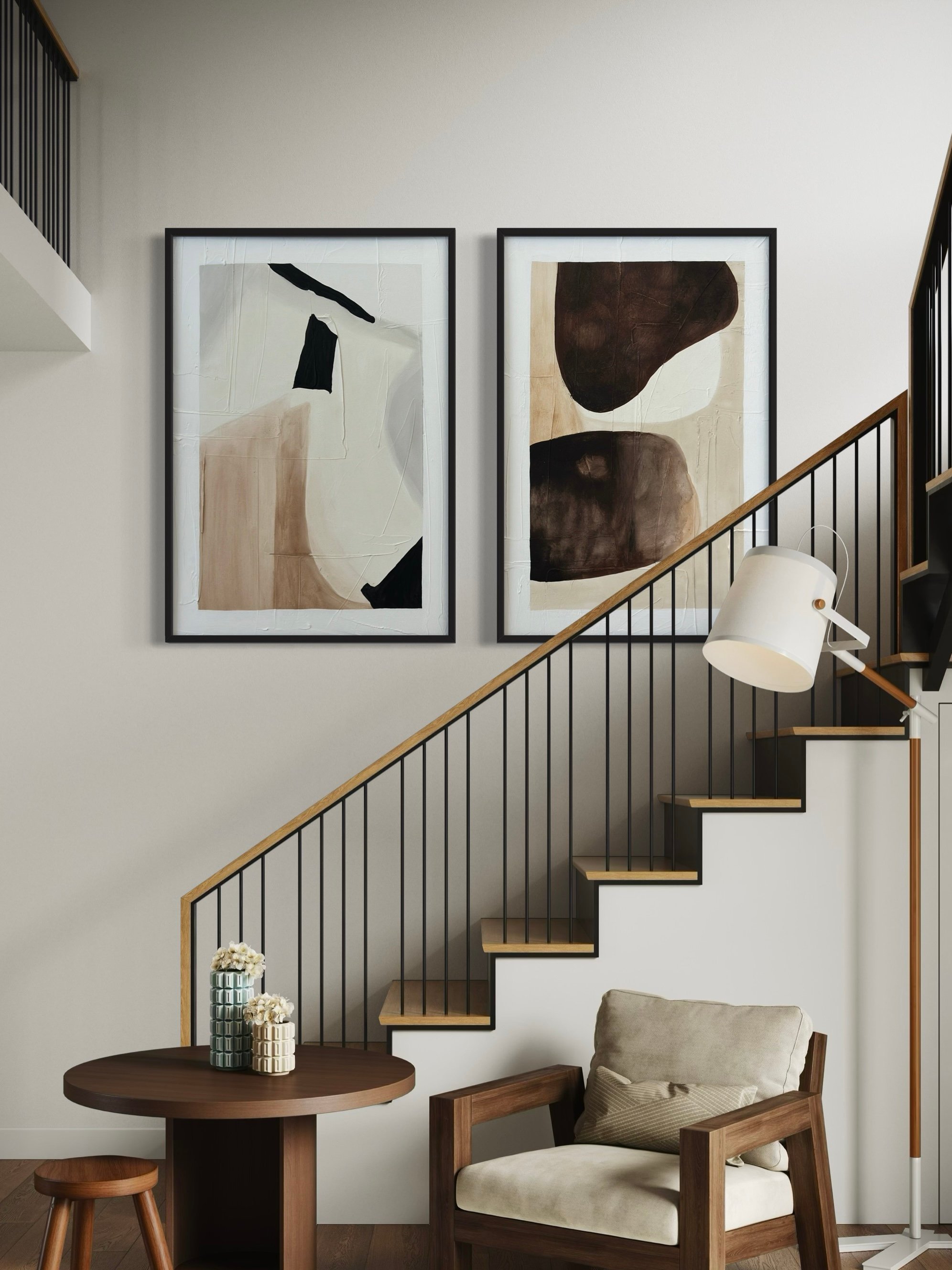 MINIMAL ELEGANCE 2'Lİ DOKULU TABLO