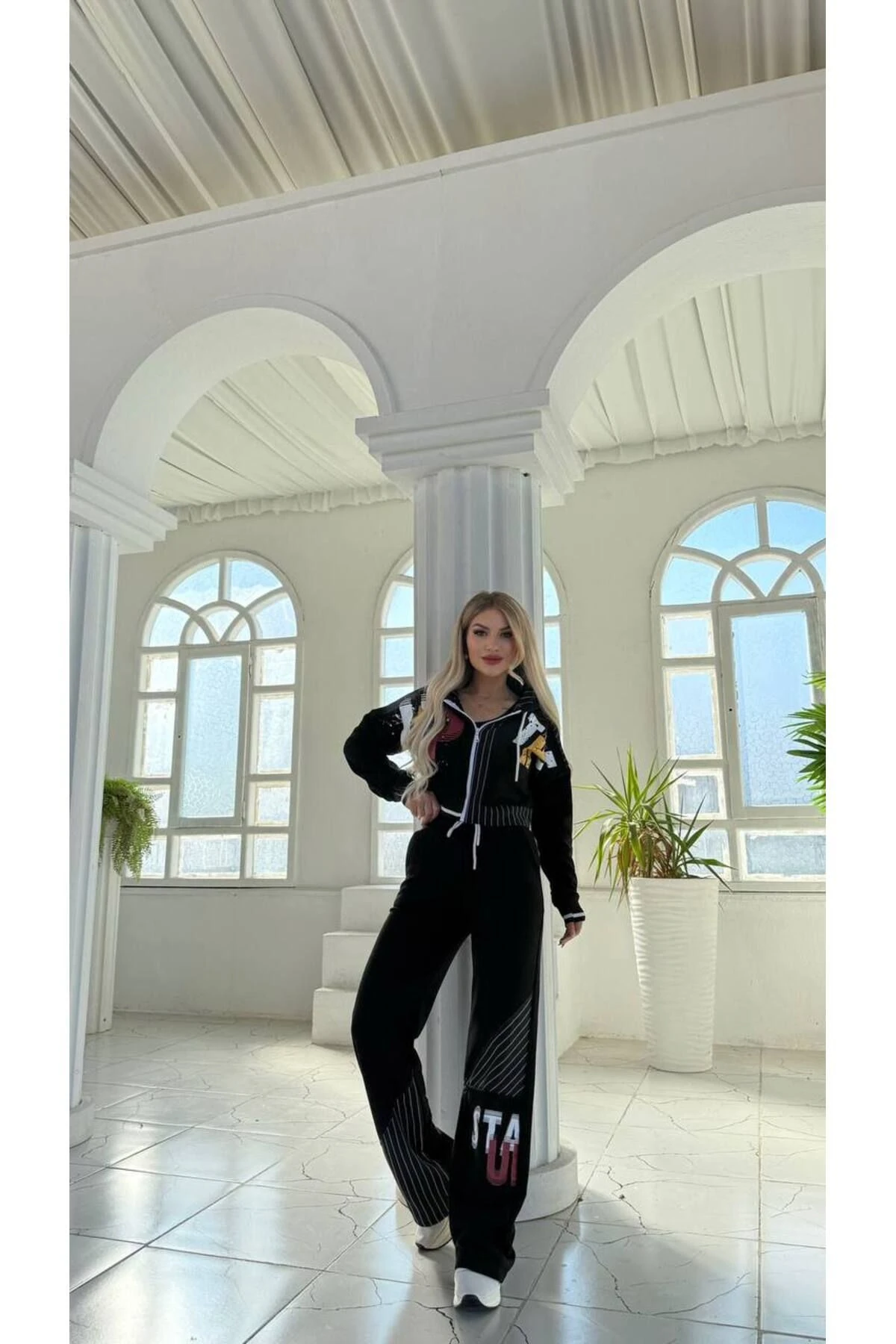 Kadın Yüksek Kalite Esnek Likralı 3 İplik Şardonsuz Alt Üst Takım