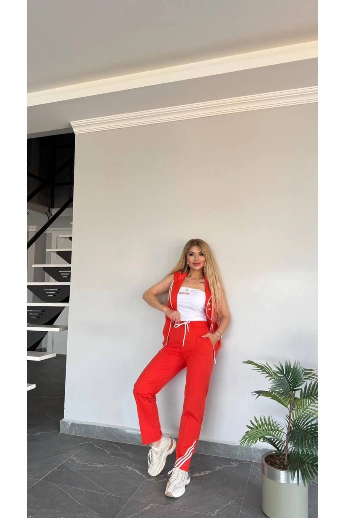 Kadın Kaliteli Lüks İç Askısız Büstiyer Üst Fermuarlı Alt Yüksek Bel 3 Lü Takım