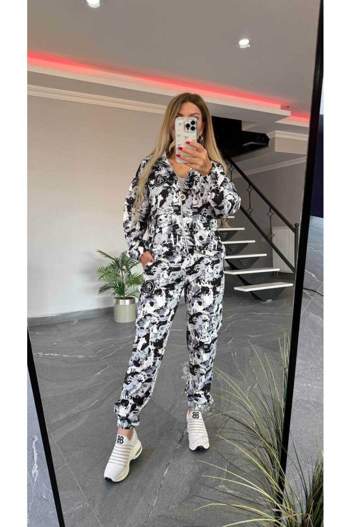 Kadın Yüksek Kalite Esnek Rahat Kesim Alt Üst Takım