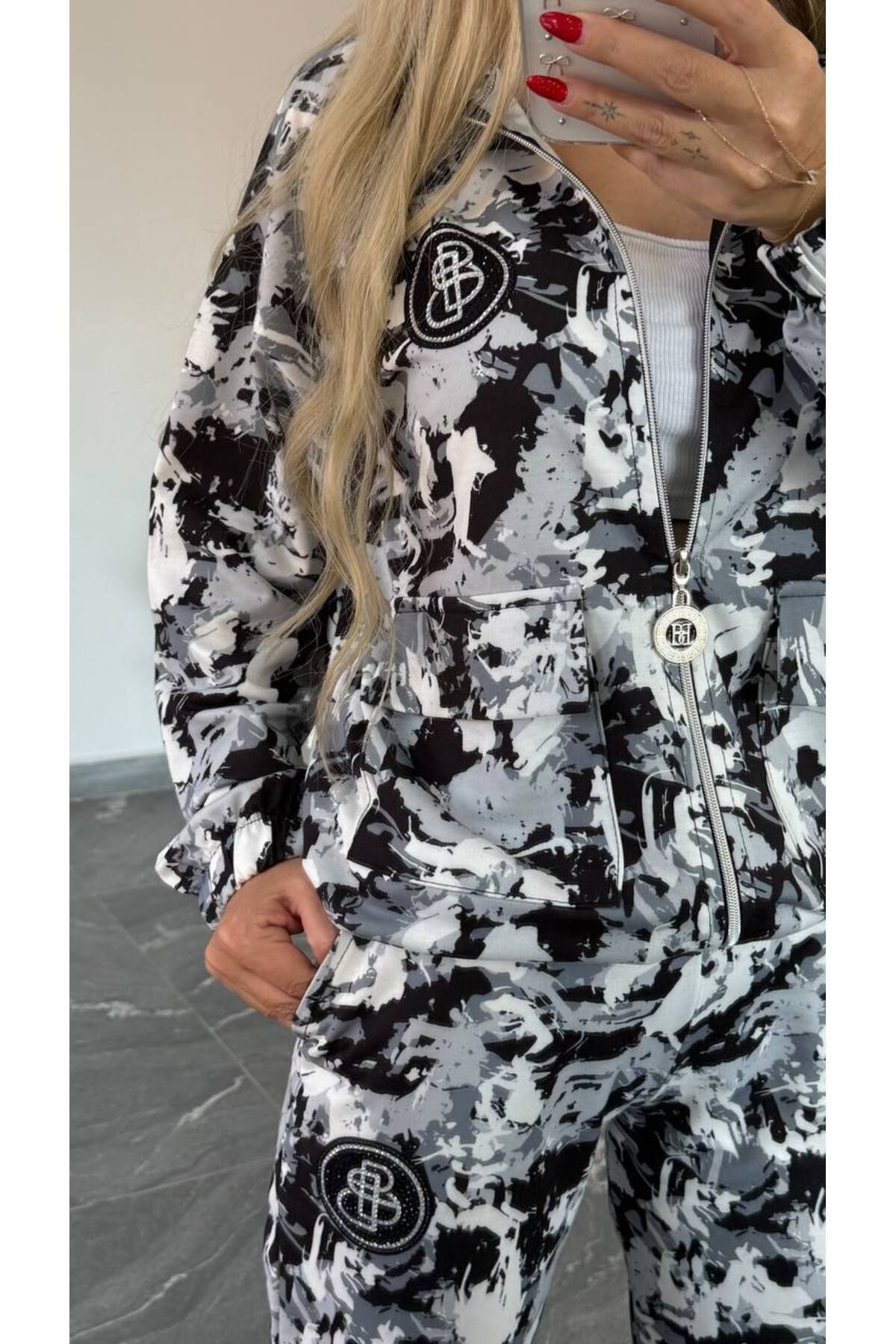 Kadın Yüksek Kalite Esnek Rahat Kesim Alt Üst Takım