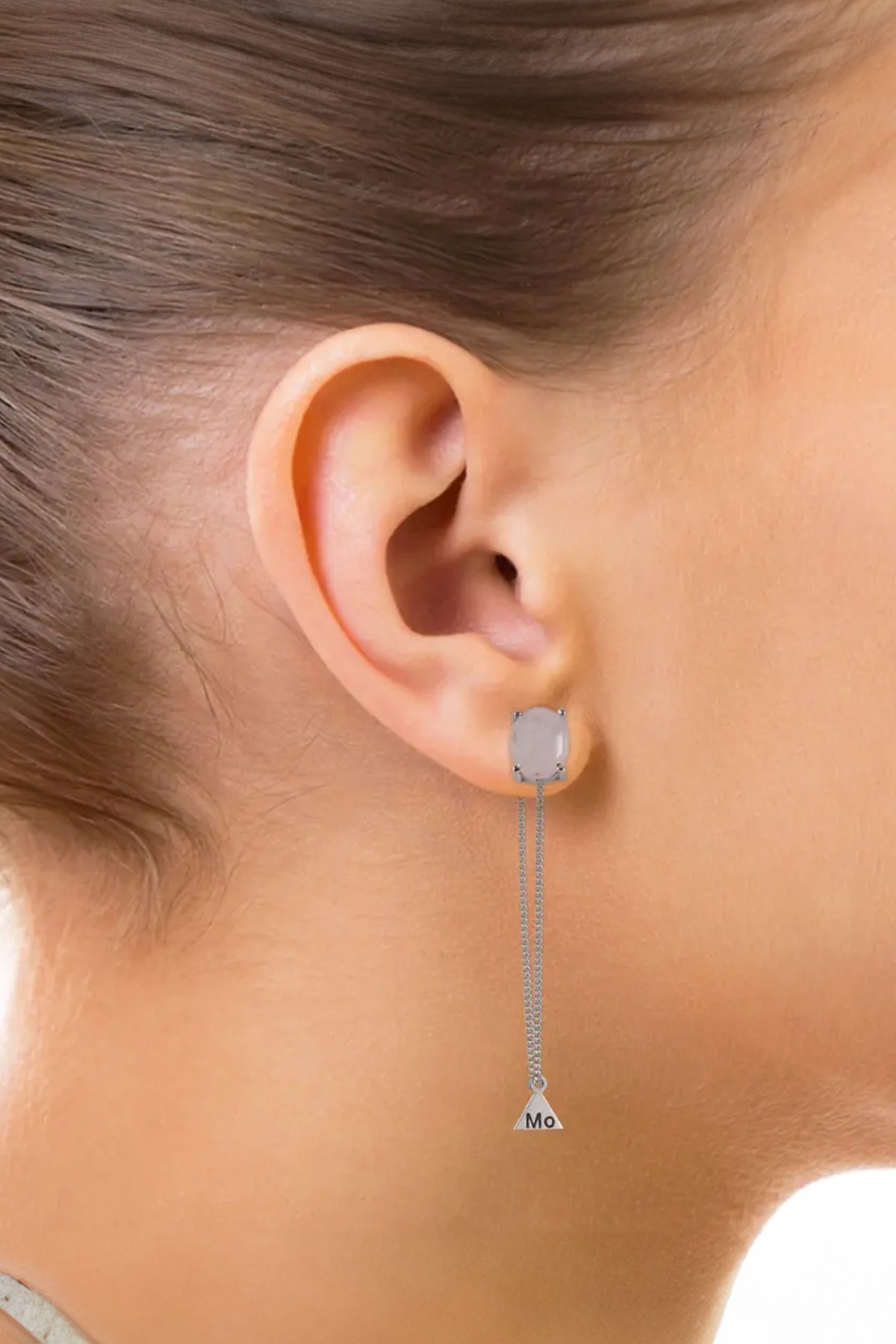 Fancy Libra earrings - Silver