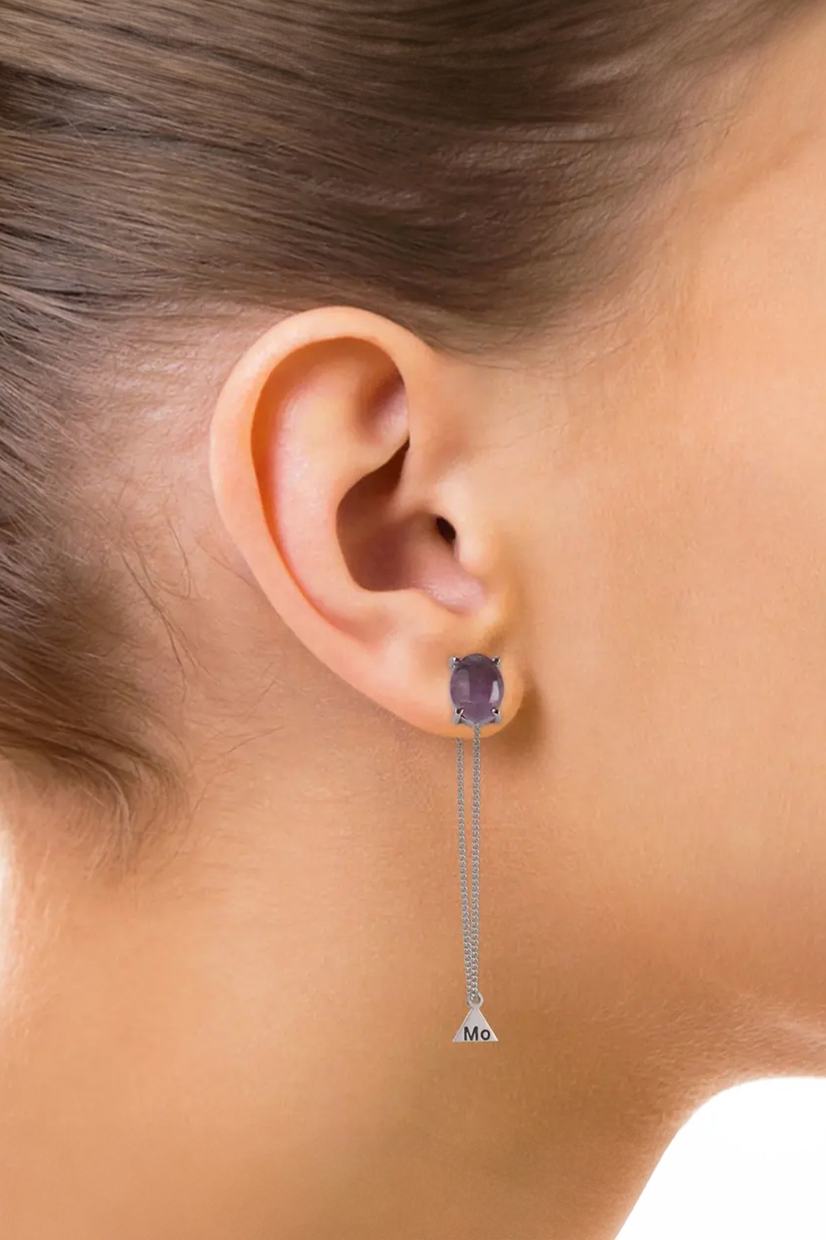 Fancy Sagittarius Earrings - Silver