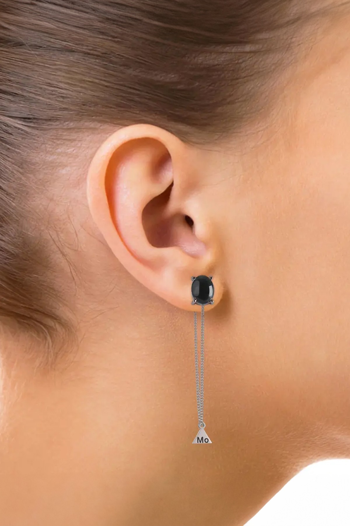 Fancy Capricorn Earrings - Silver