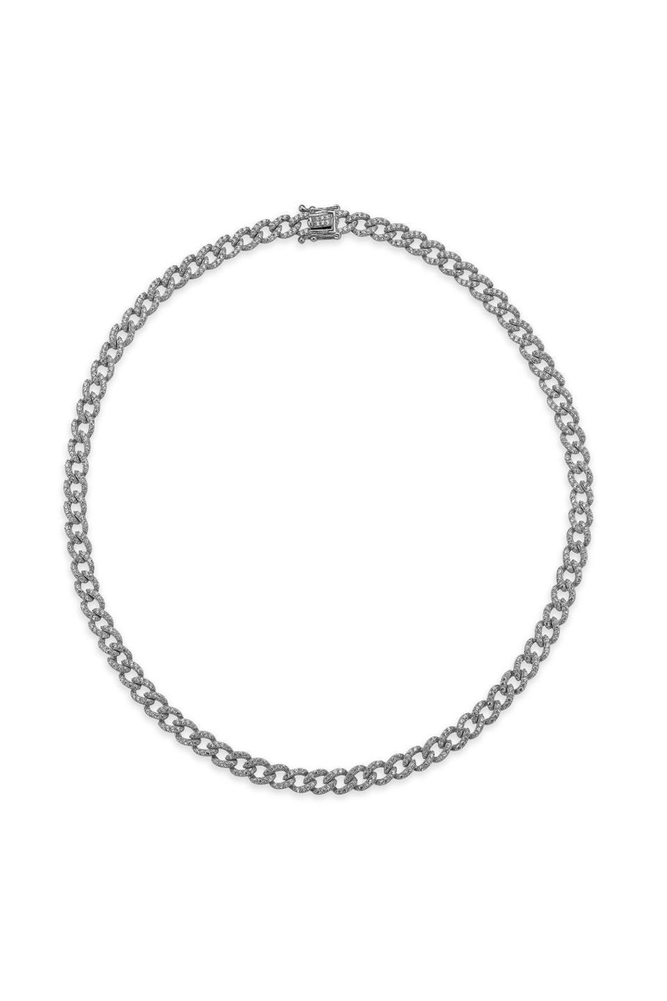 Zircon White Necklace 0464