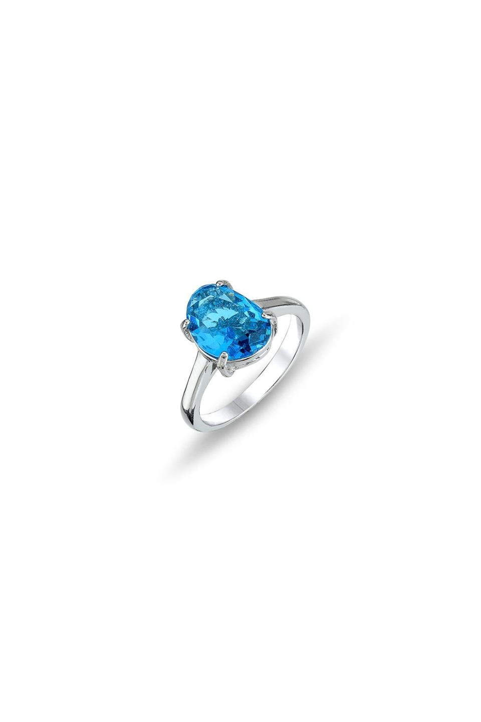 Zircon Blue Ring 0146