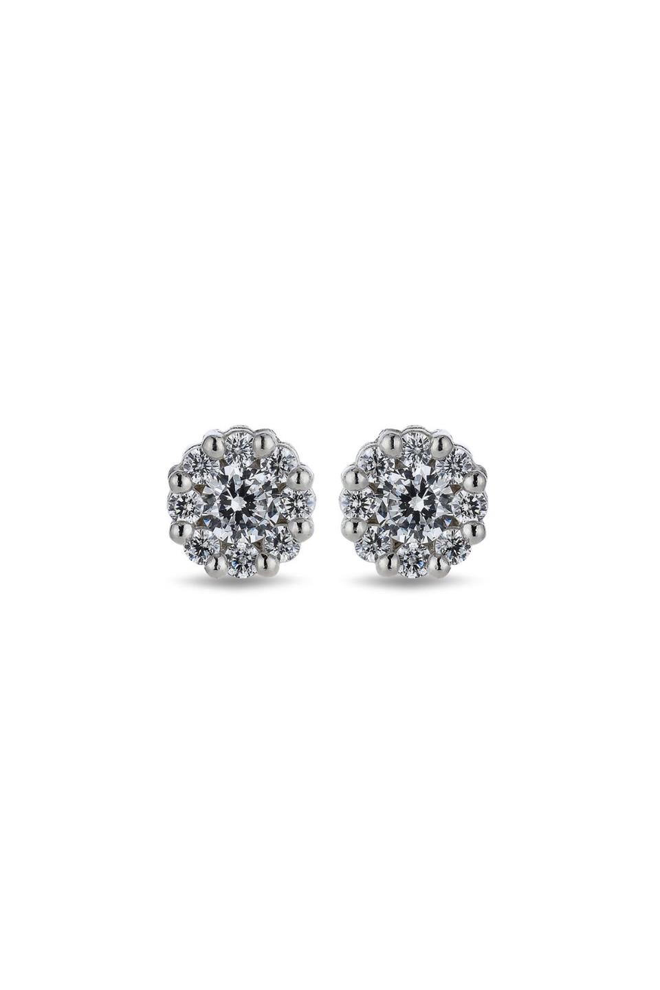 Zircon White Earrings 0409