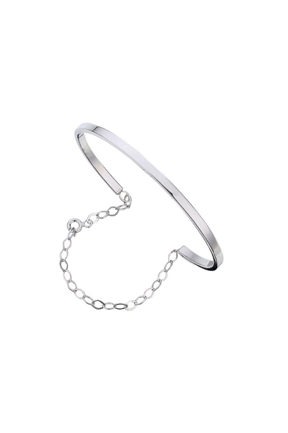 Motto personalizable bracelet - Silver