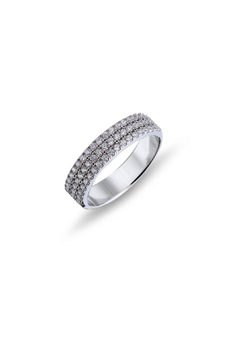 Zirconium diamond ring