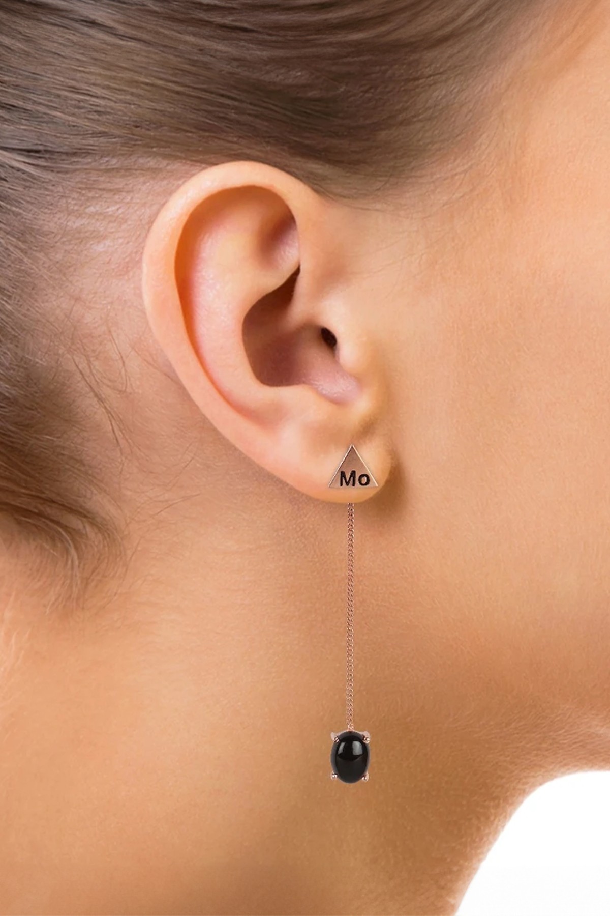 Classy Capricorn Earrings - Rose Silver