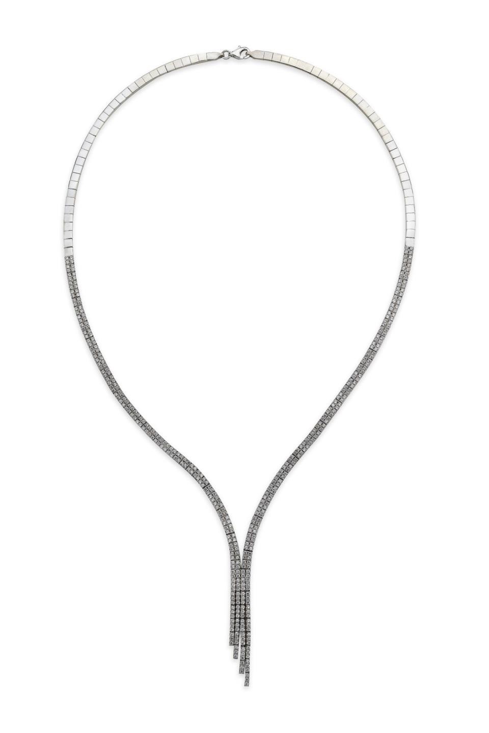Zirkon Beyaz Kolye 0474