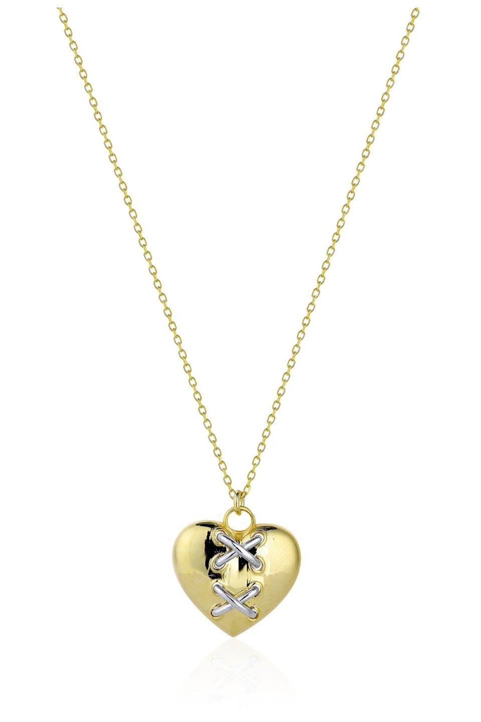 Large Heart Medallion Necklace