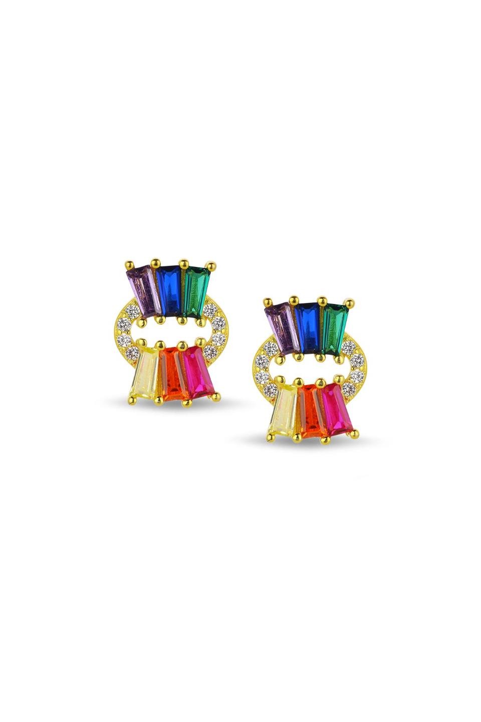 Rainbow earring 0137