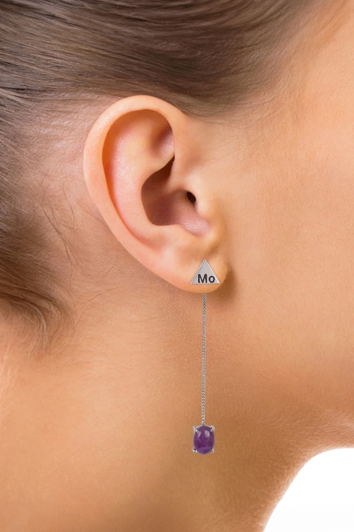 Classy bow earrings - Silver