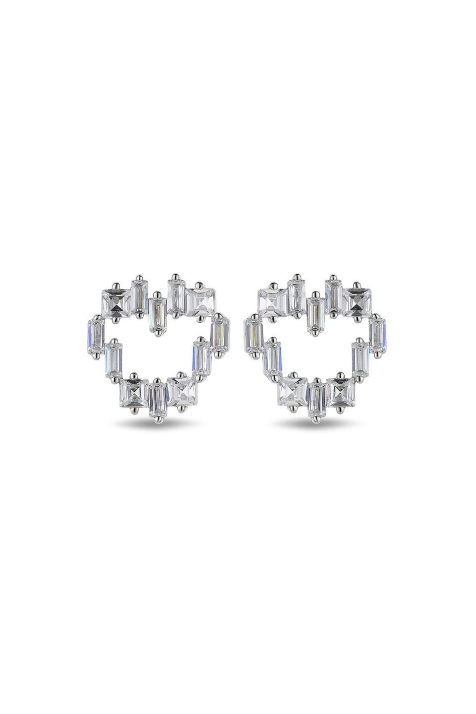 Zircon White Earrings 0408