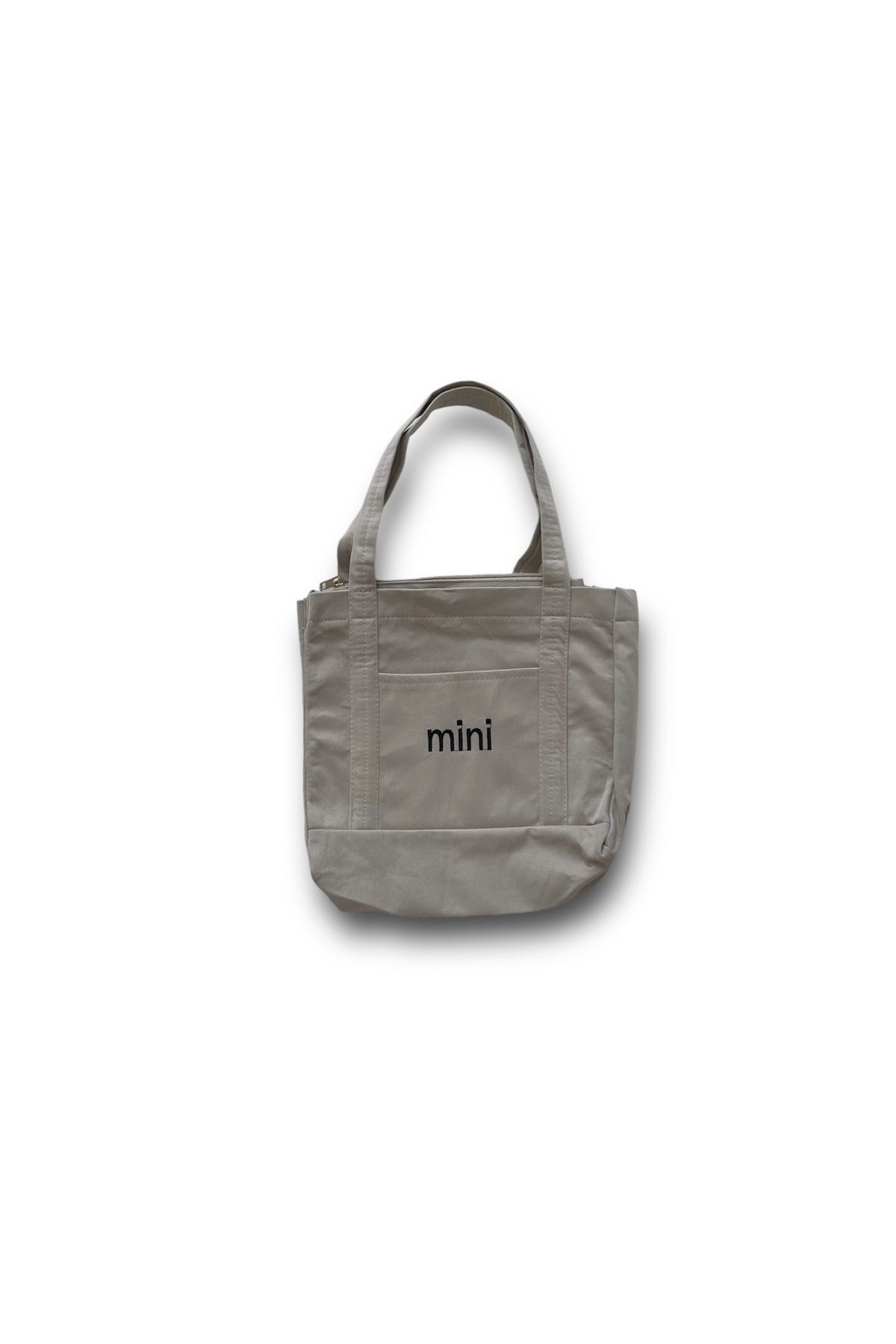 Toz Vintage Canvas Mini Yazılı Bez Omuz - Kol Çantası