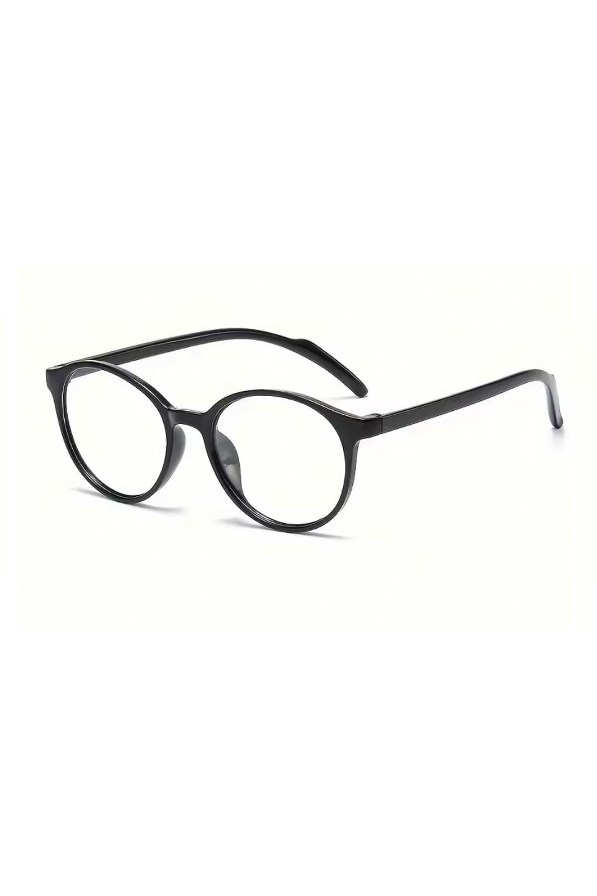 Marvona Siyah Çerçeve Vintage & Retro Unisex Gözlük