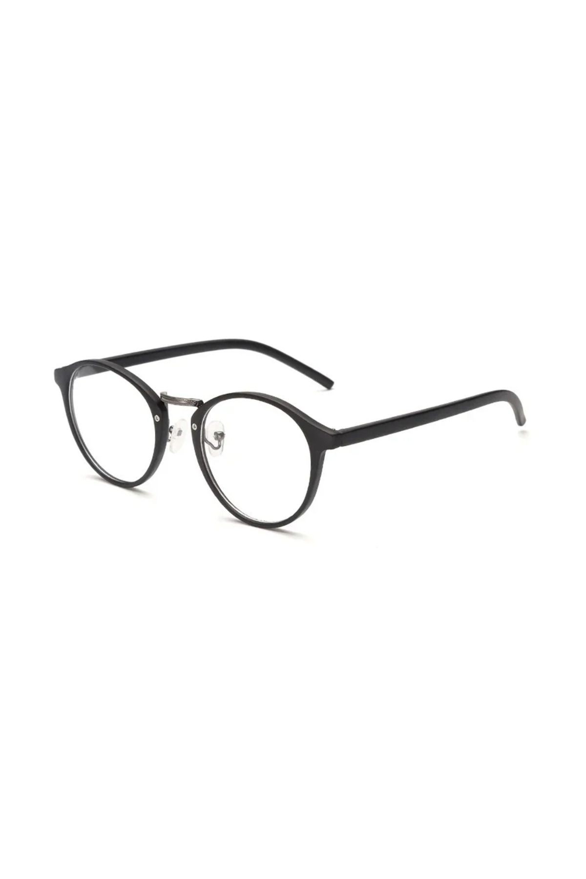 Timora Siyah Çerçeve Vintage & Retro Unisex Gözlük