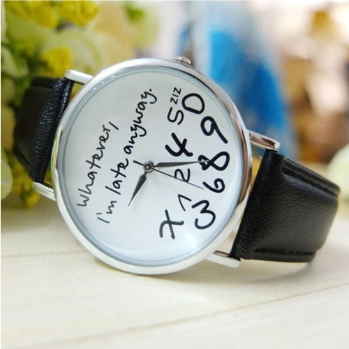 Toz Vintage Beyaz Whatever, I’m Late Anyway Vintage&retro Saat