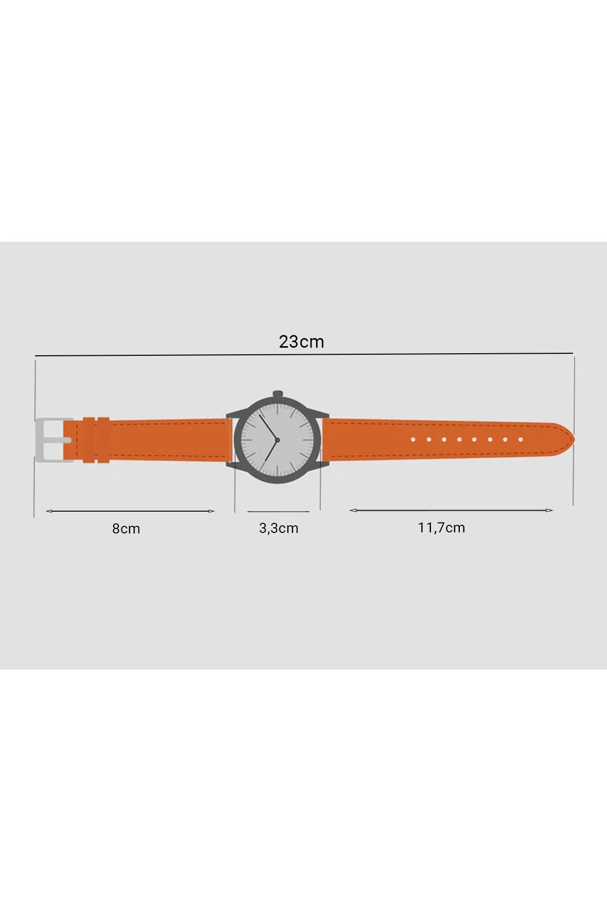 Gyrox Beyaz Yuvarlak Vintage & Retro Saat