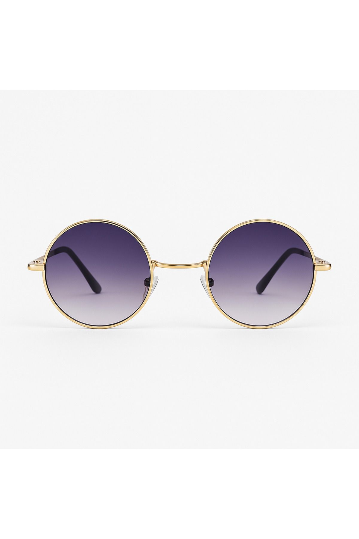 Mereya Degrade Cam Gold Çerçeve Vintage & Retro Unisex Güneş Gözlüğü