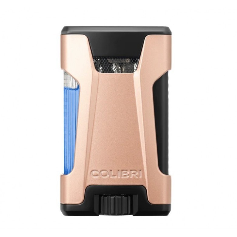 COLIBRI REBEL ÇİFT ALEVLİ ROSE GOLD PURO ÇAKMAĞI