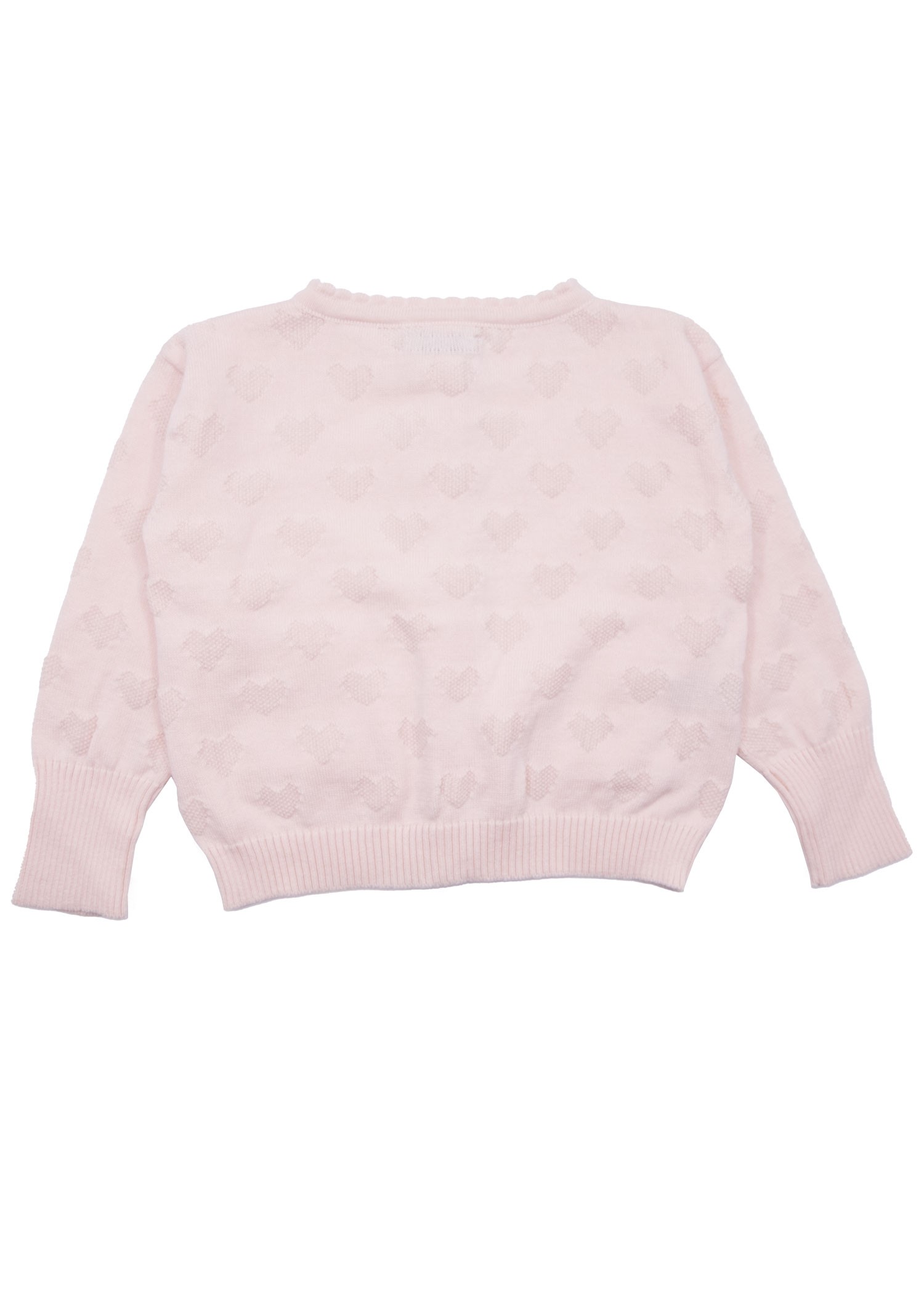 Organic Knitwear Knitted Long Sleeve Pink Spring Baby Girl Cardigan