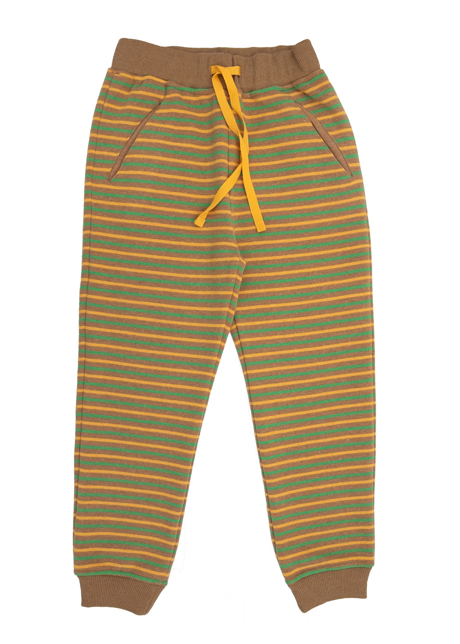 Reborn Rose Gold Striped Winter Girls' Sweatpants