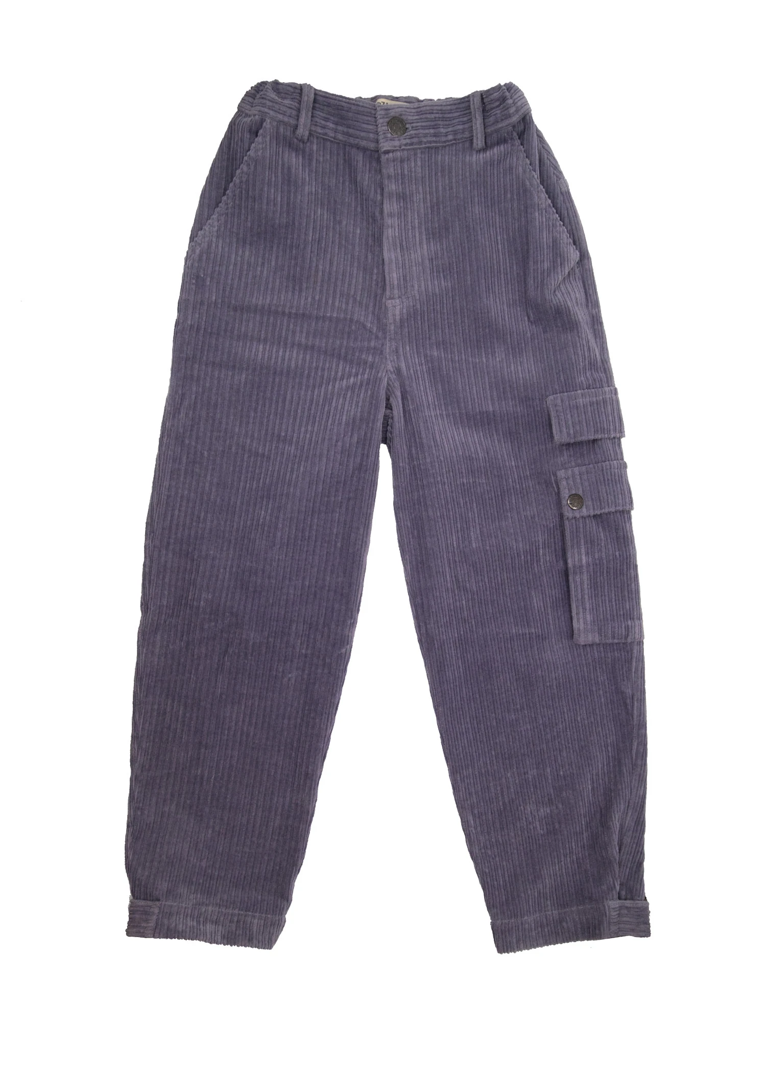 Organik Kadife Kargo Cepli Kışlık Erkek Çocuk Pantolon