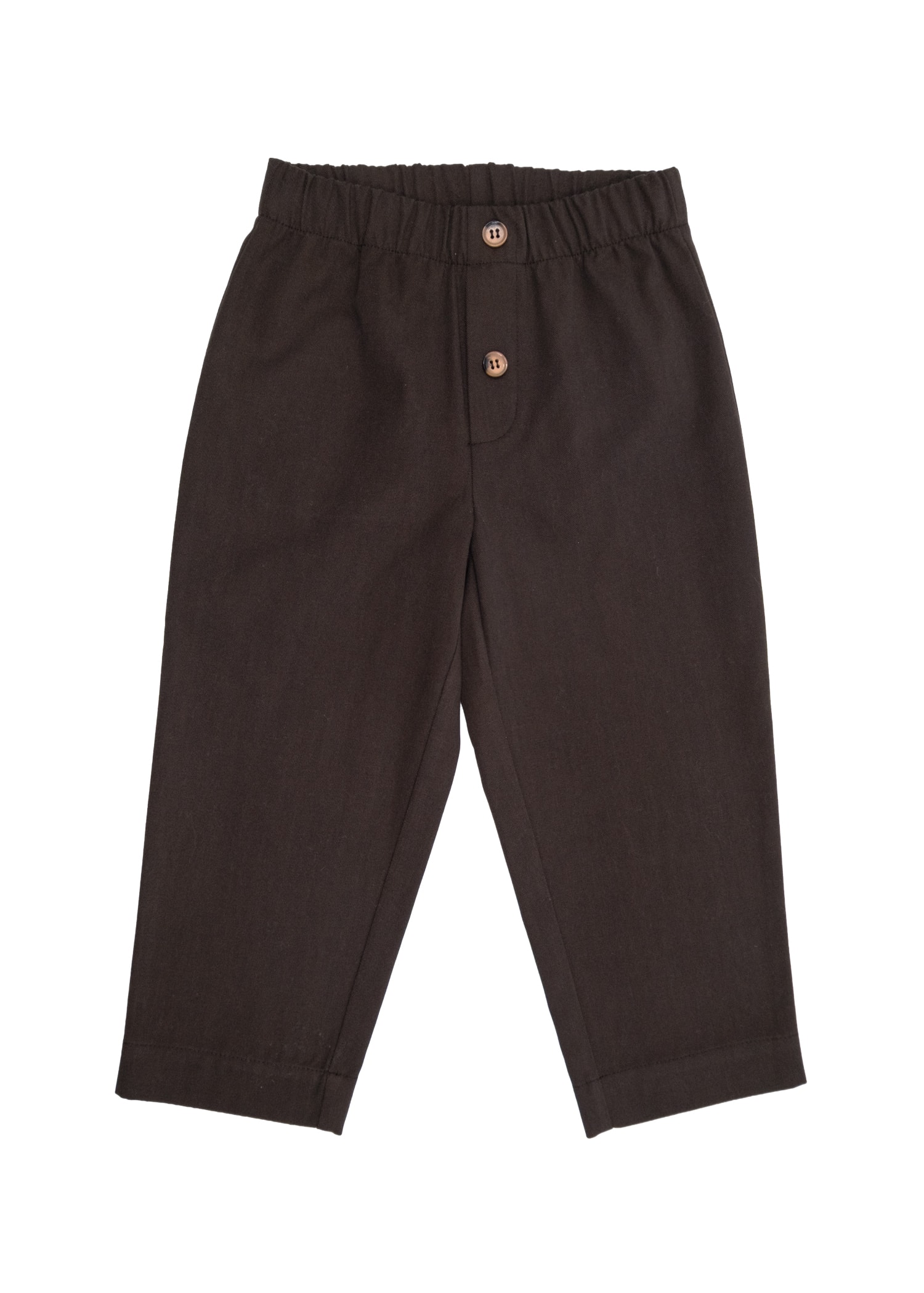 100% Cotton Gabardine Brown Winter Toddler Boys' Pants