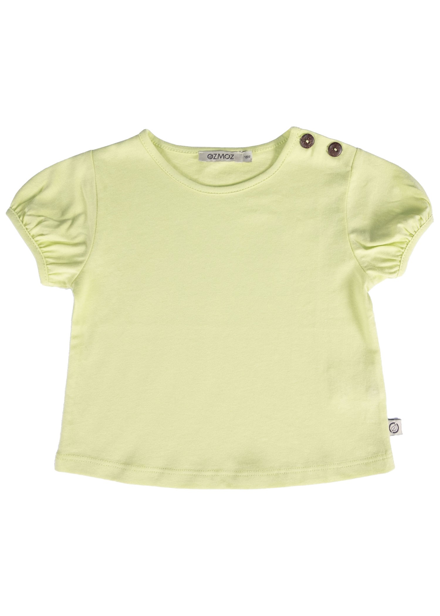 Organic Watermelon Sleeve Green Summer Baby Girl Tshirt