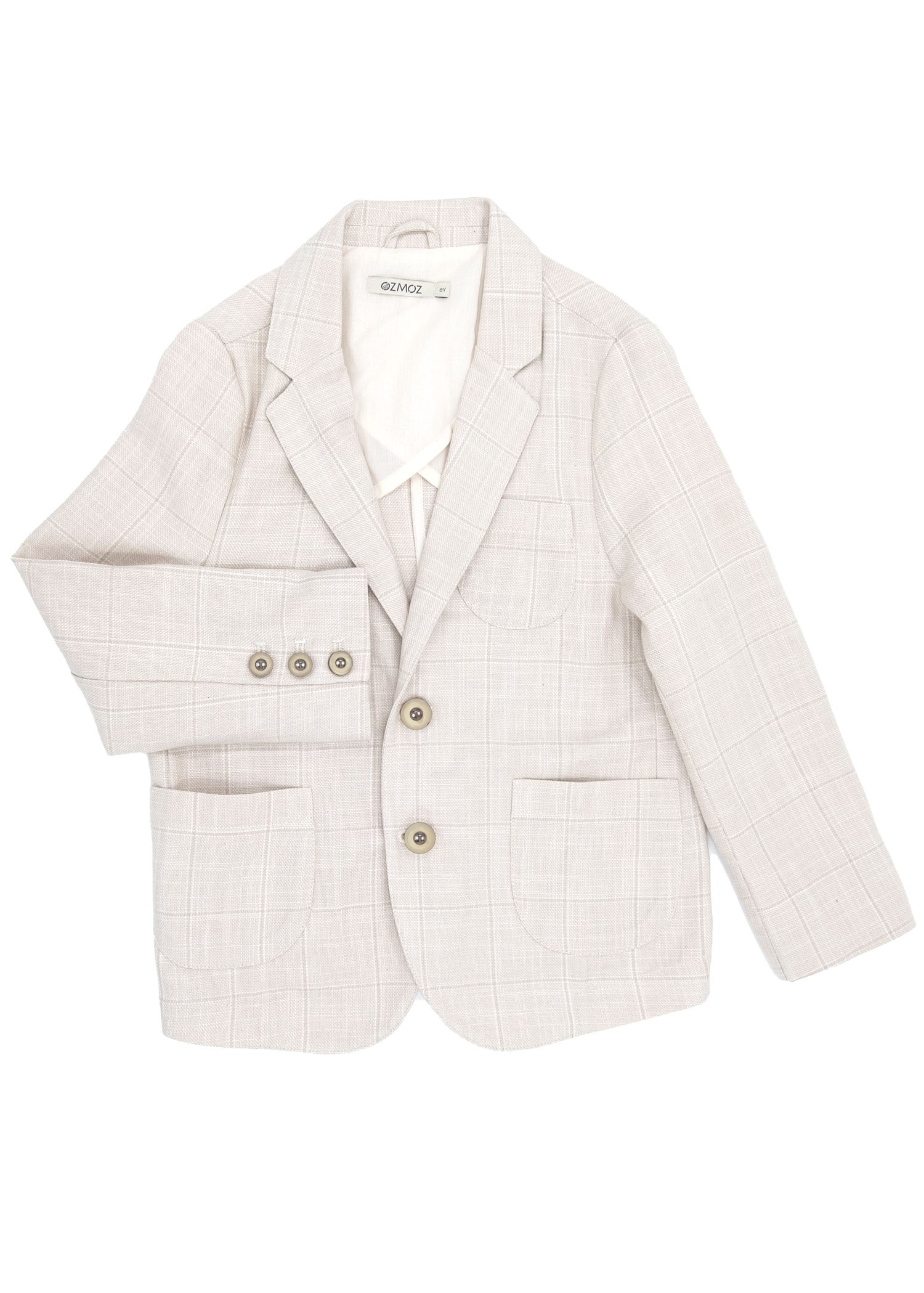 100% Cotton Classic Summer Cream Boy's Jacket