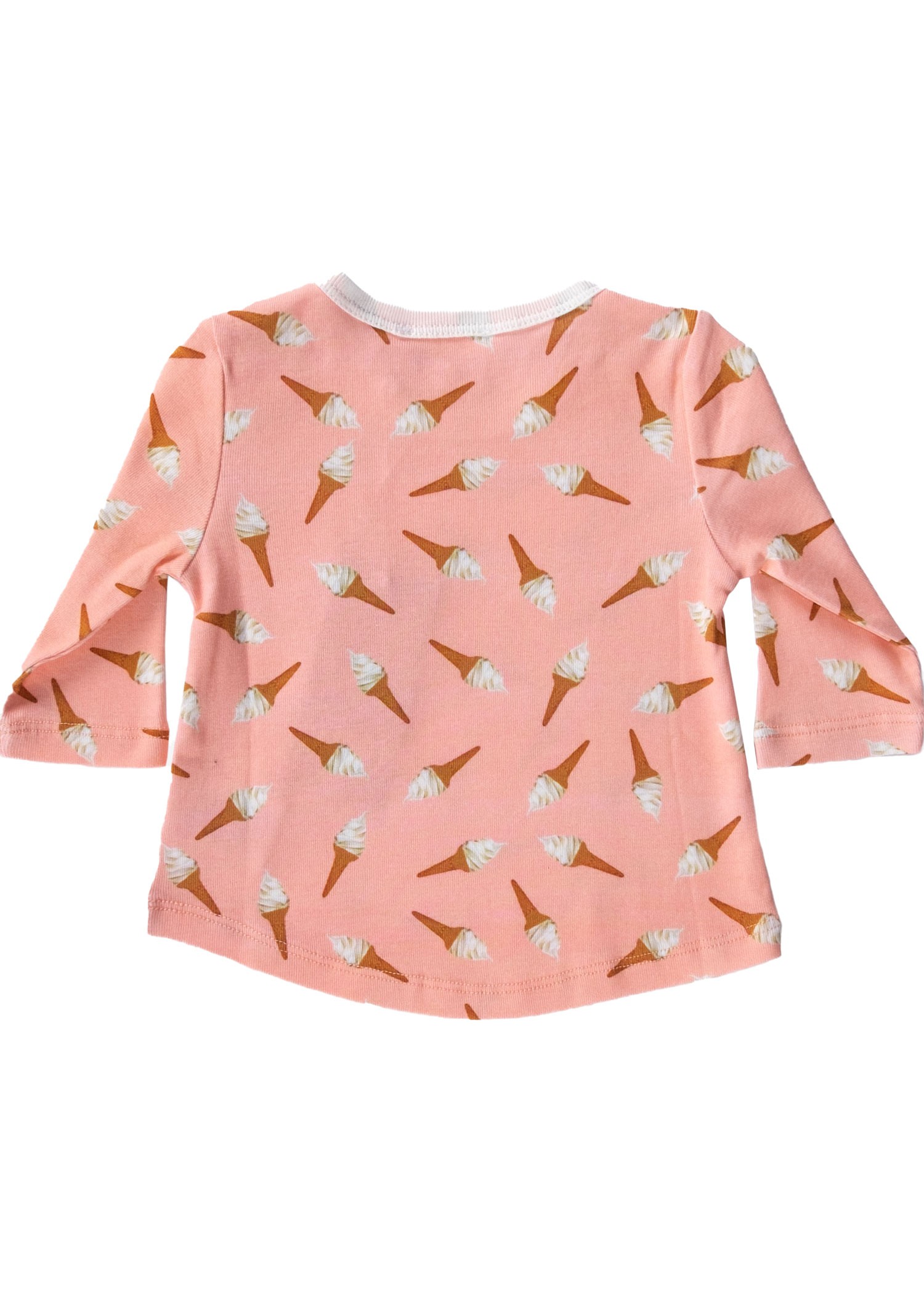 Organic Long Sleeve Pink Spring Baby Girl Top