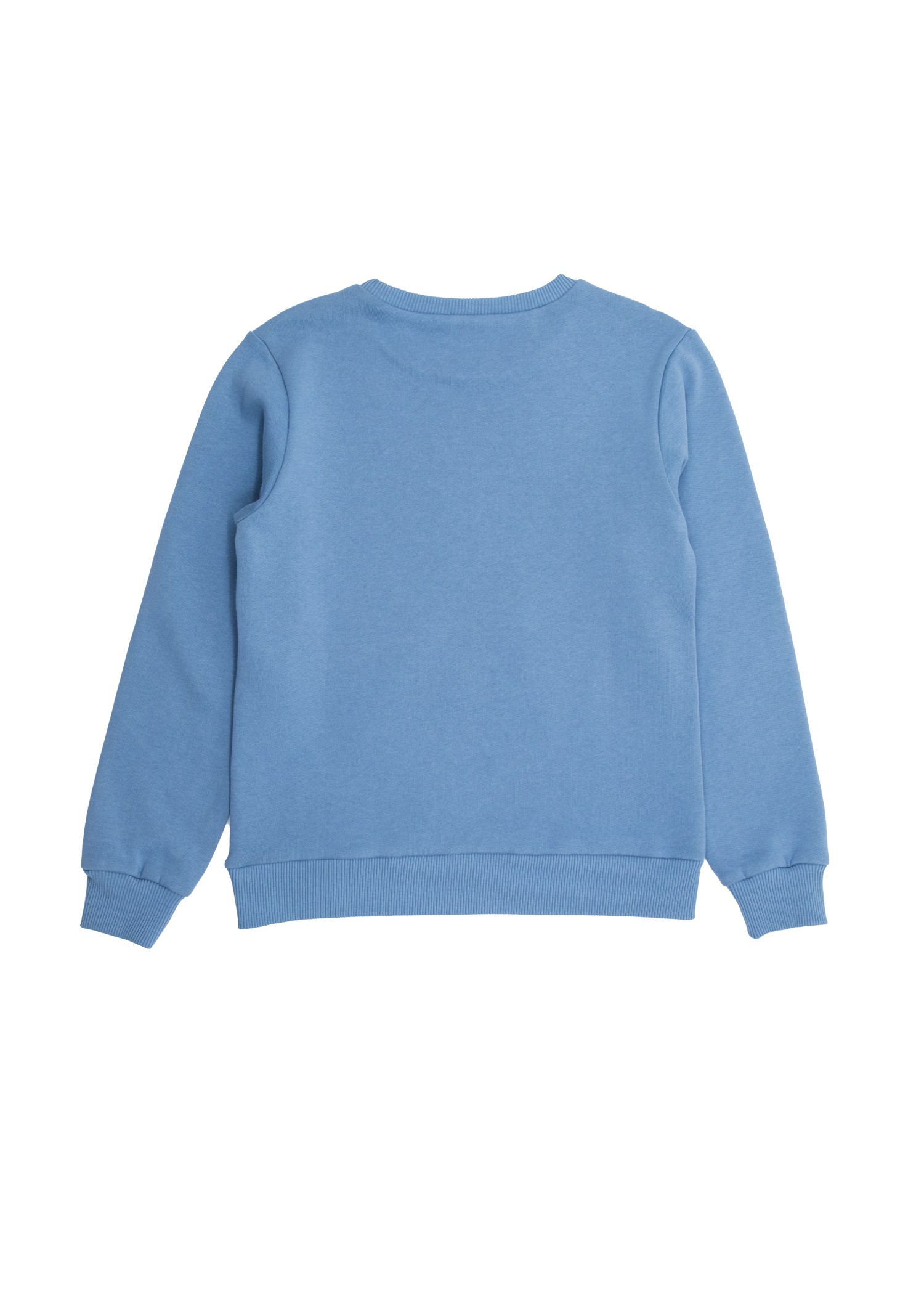 Organic Blue Logo Embroidered Winter Boy Sweatshirt