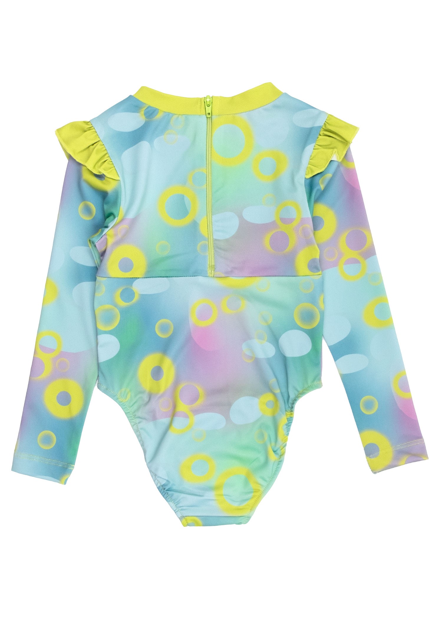 Recycle Long Sleeve UV Protected Little Girl Swimsuit