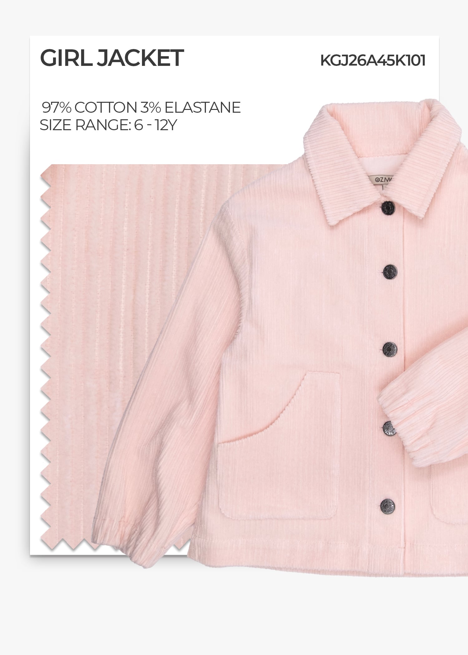 Velvet Cloud Pink Girl Jacket