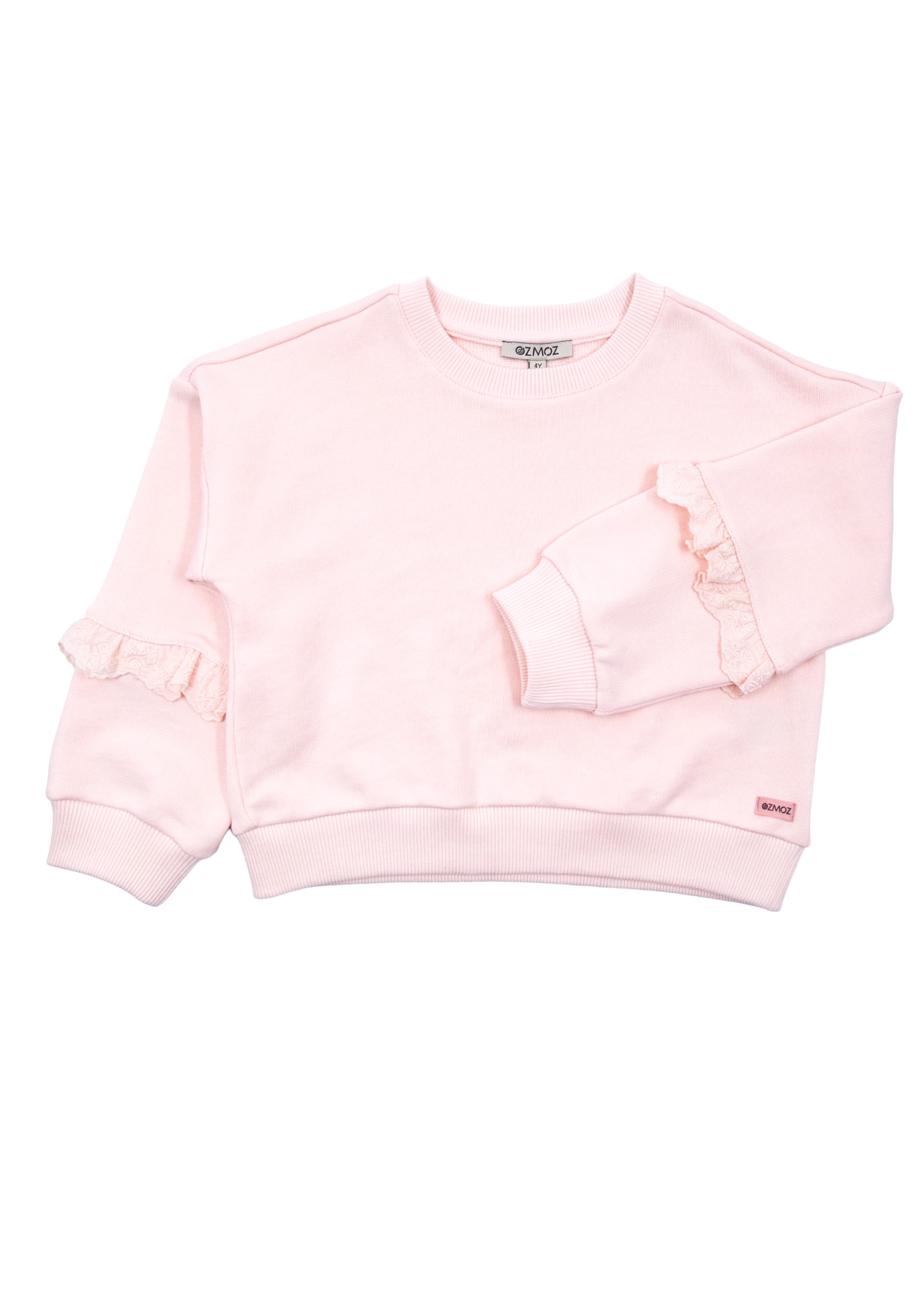 Organic Cloud Pink Toddler Girl Sweat