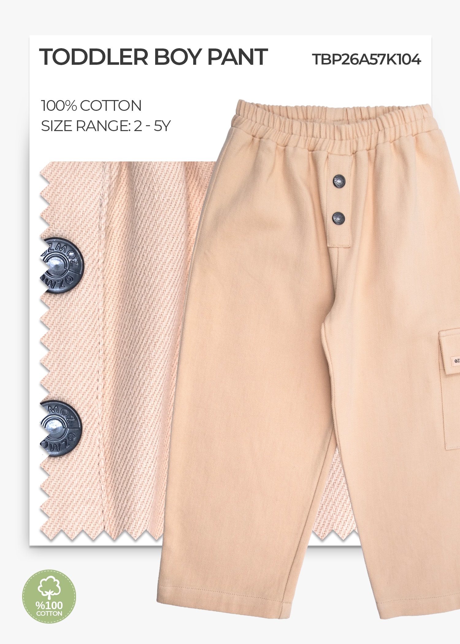 Desert Dust Toddler Boy Pant
