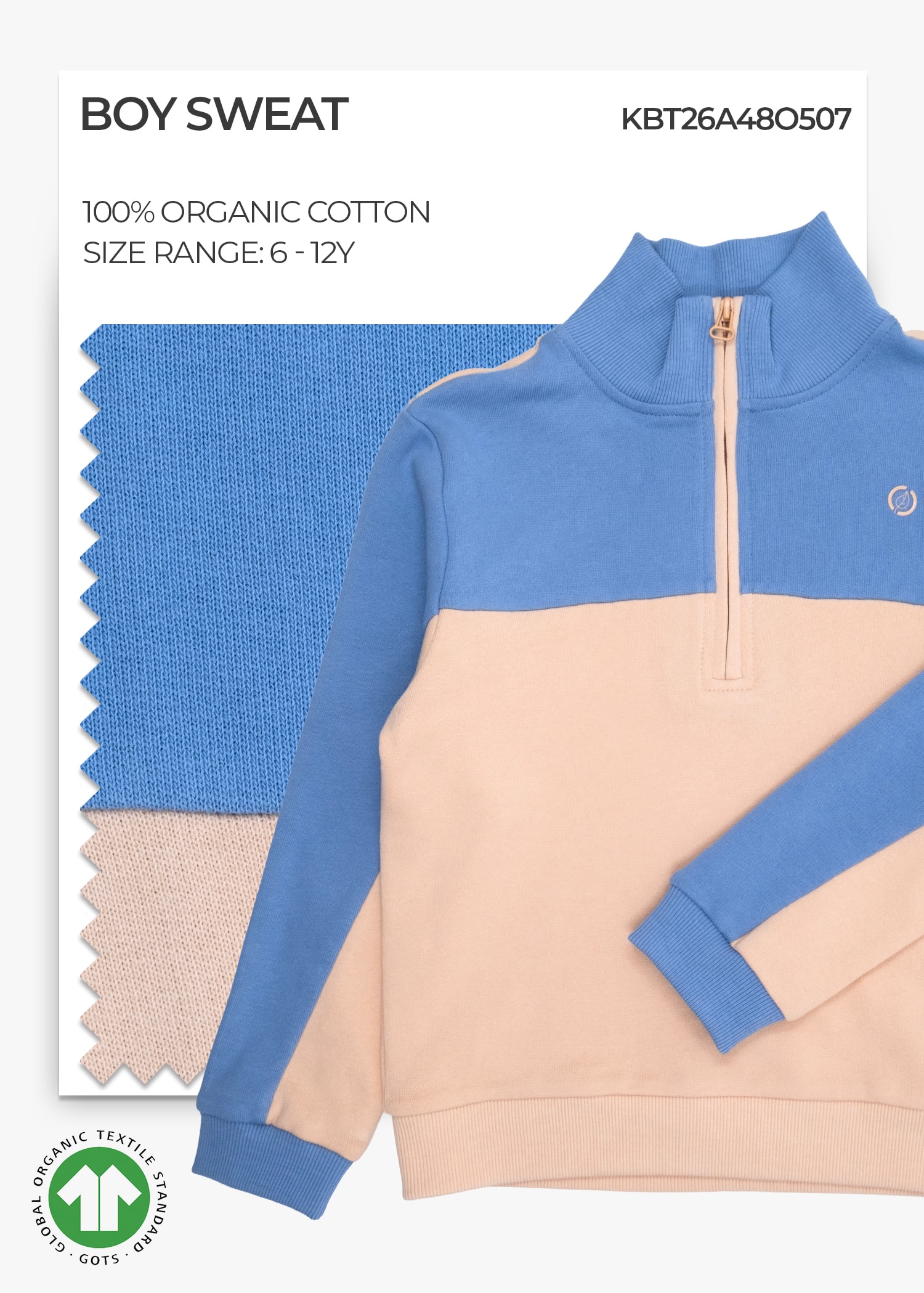 Organic Ashleigh Blue Boy Sweatshirt