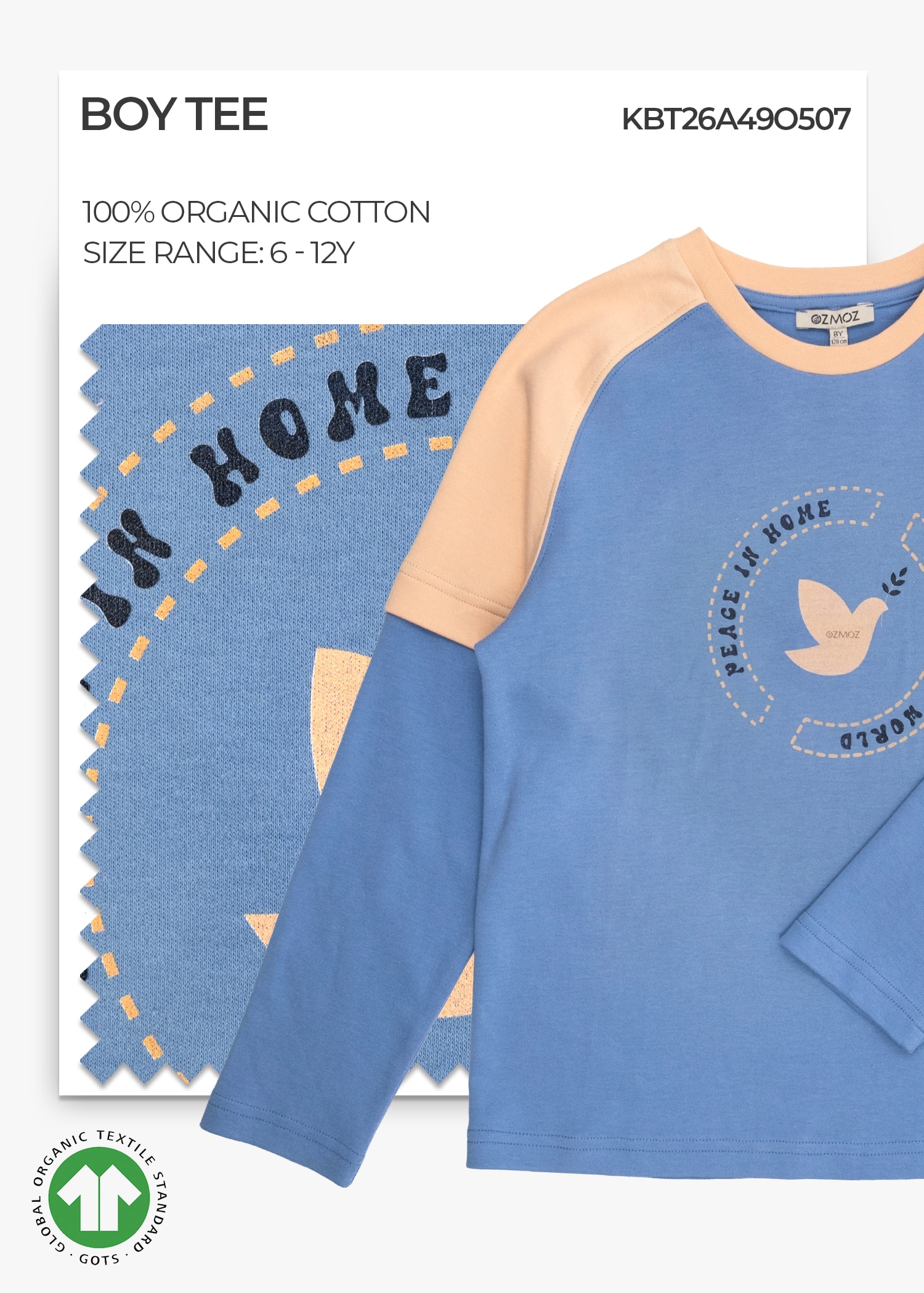 Organic Ashleigh Blue Boy T-shirt