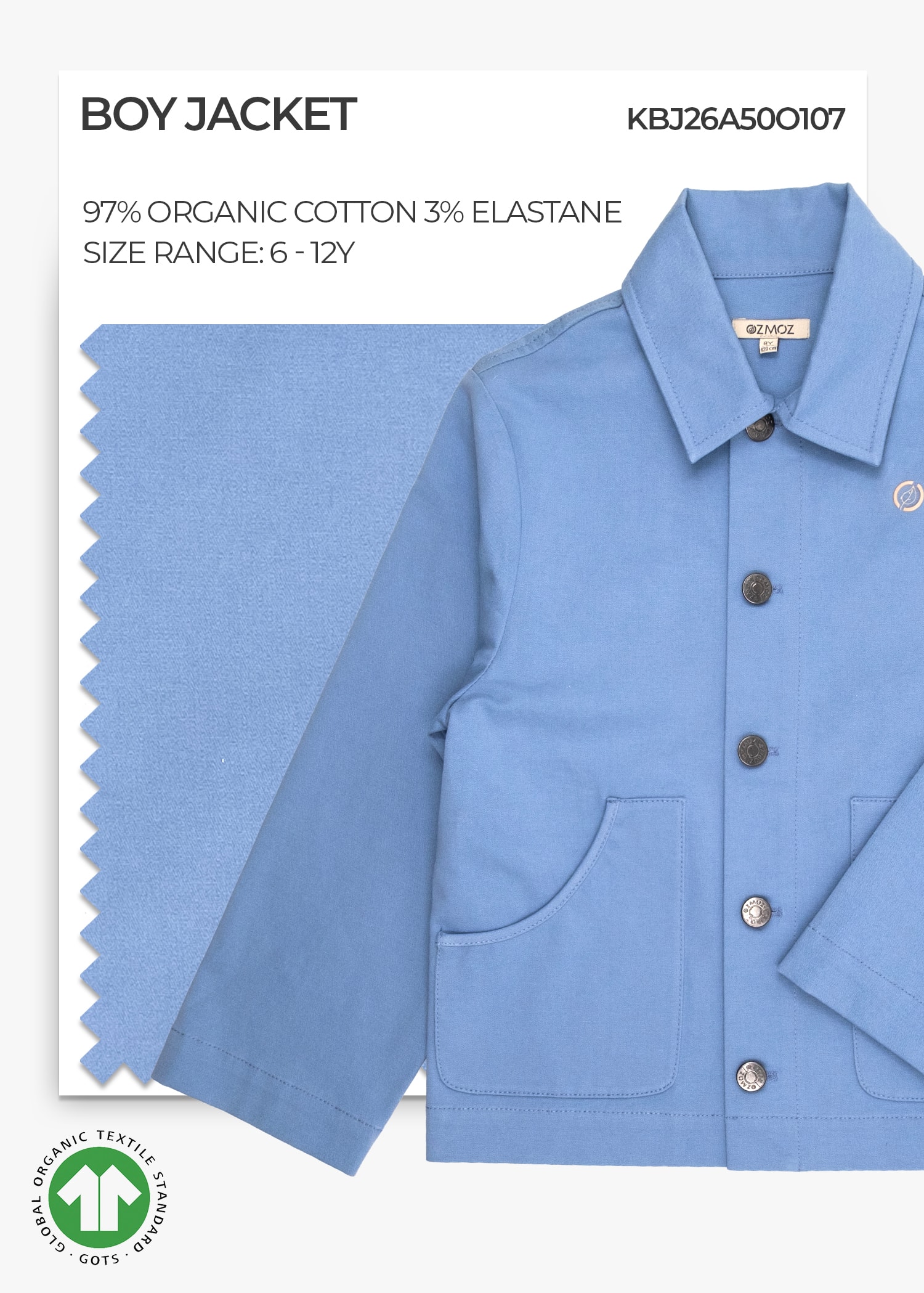 Organic Ashleigh Blue Boy Jacket