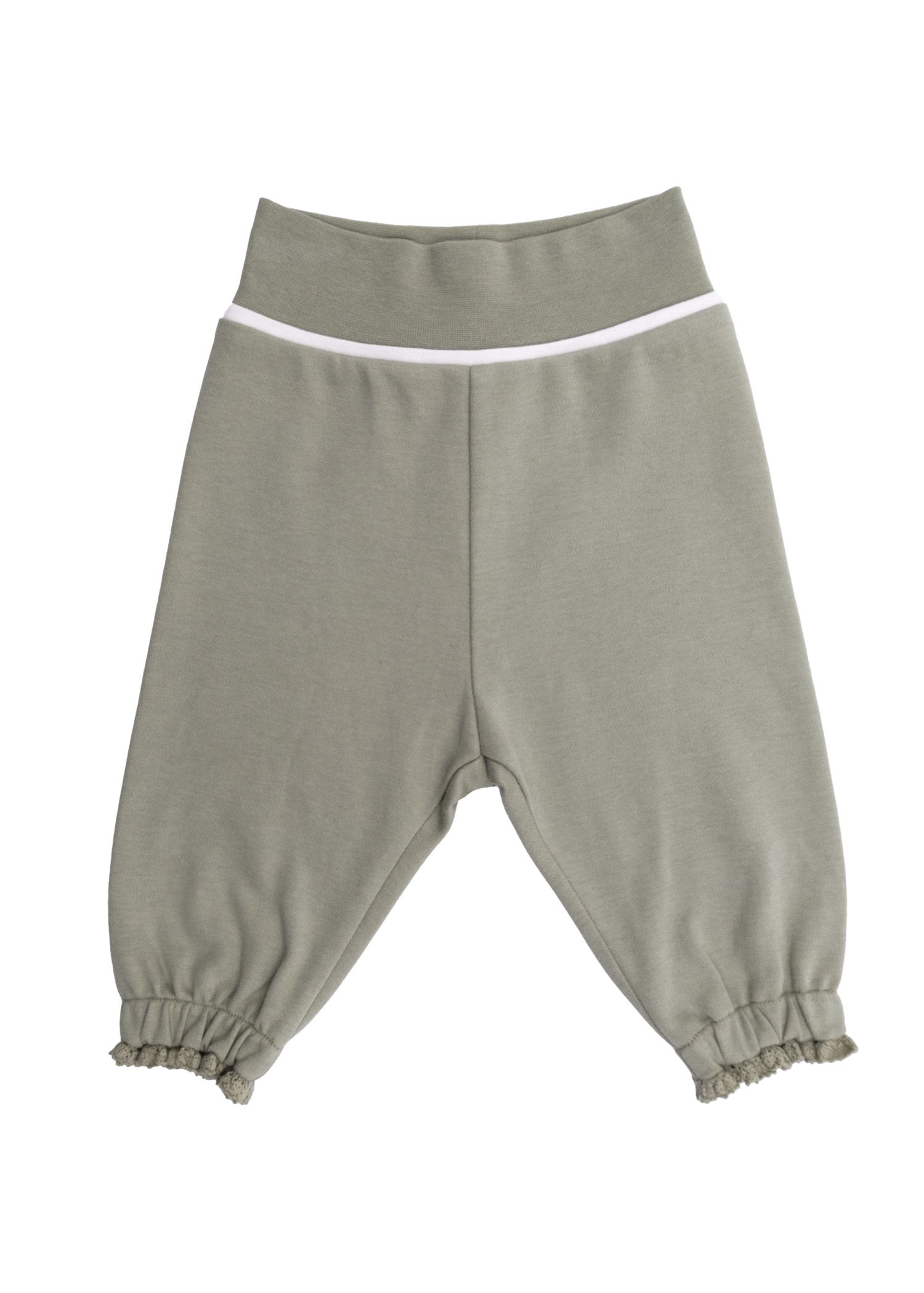 Organic Desert Sage Baby Girl Pants