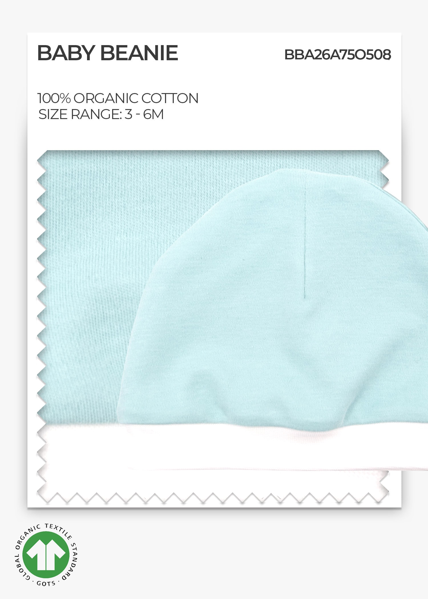 Organic Sprout Green Baby Boy Beanie