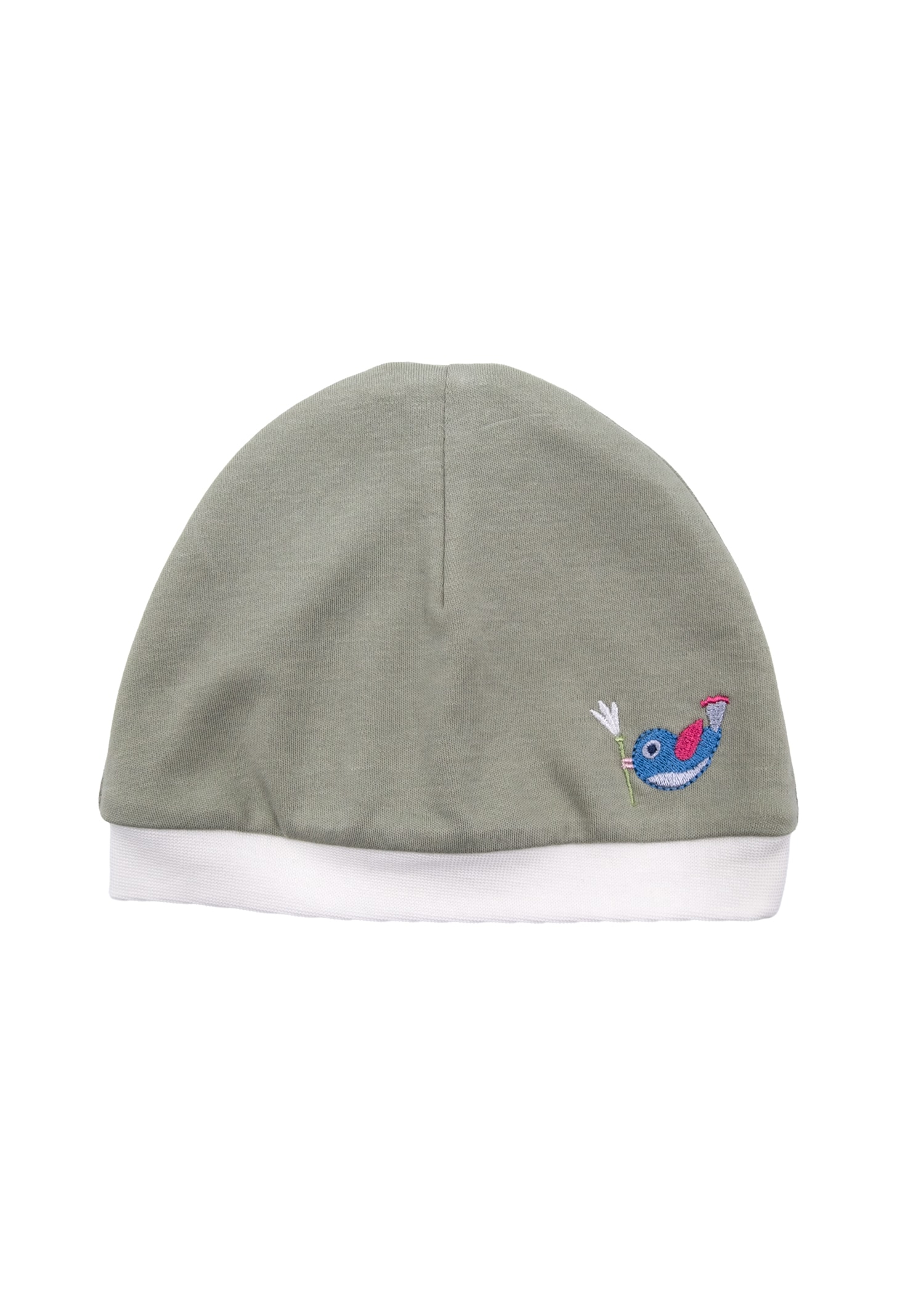 Organic Desert Sage Baby Girl Beanie
