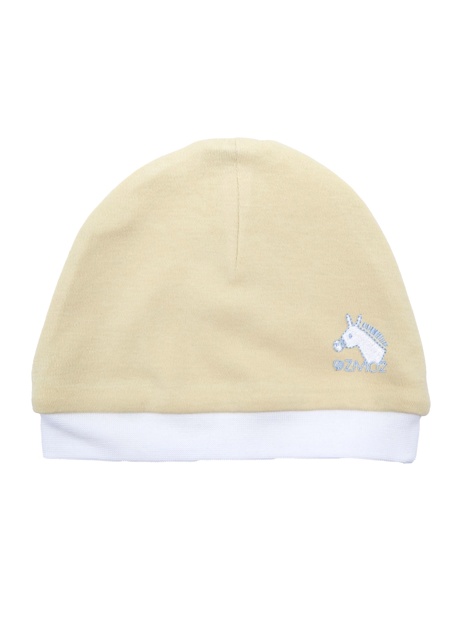 Organic Hay Yellow Baby Boy Beanie